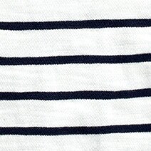 Long-sleeve striped artist tee MARKER STRIPE IVORY NAV factory: long-sleeve striped artist tee for women