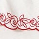 Embroidered off-the-shoulder top RED IVORY factory: embroidered off-the-shoulder top for women