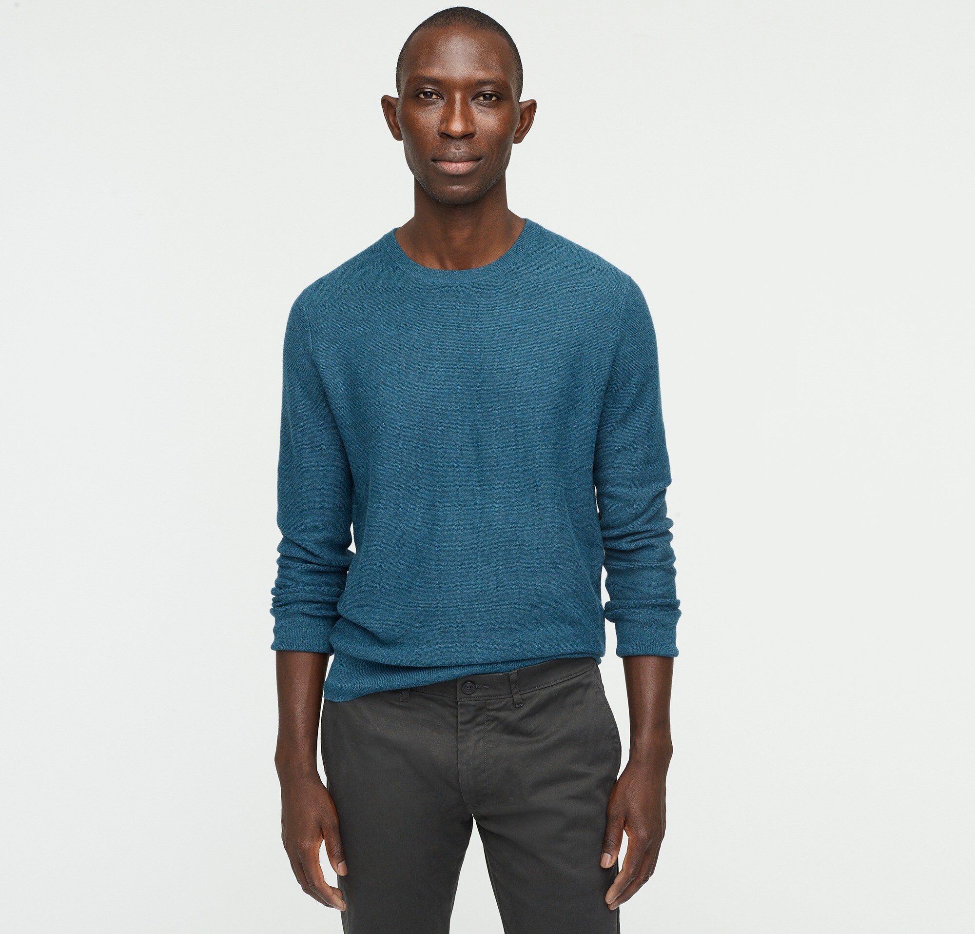 j crew cotton crewneck sweater
