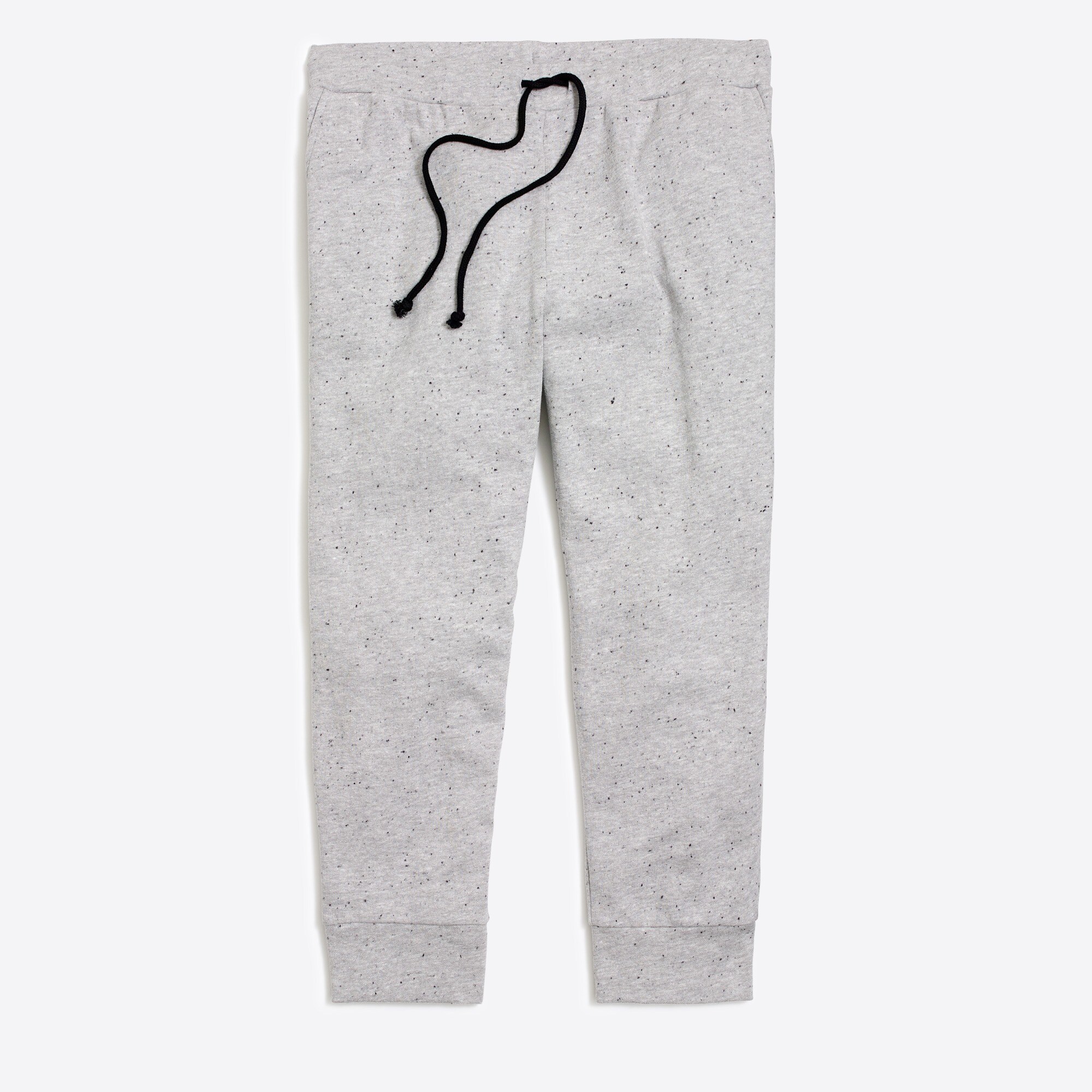 Speckled cropped jogger