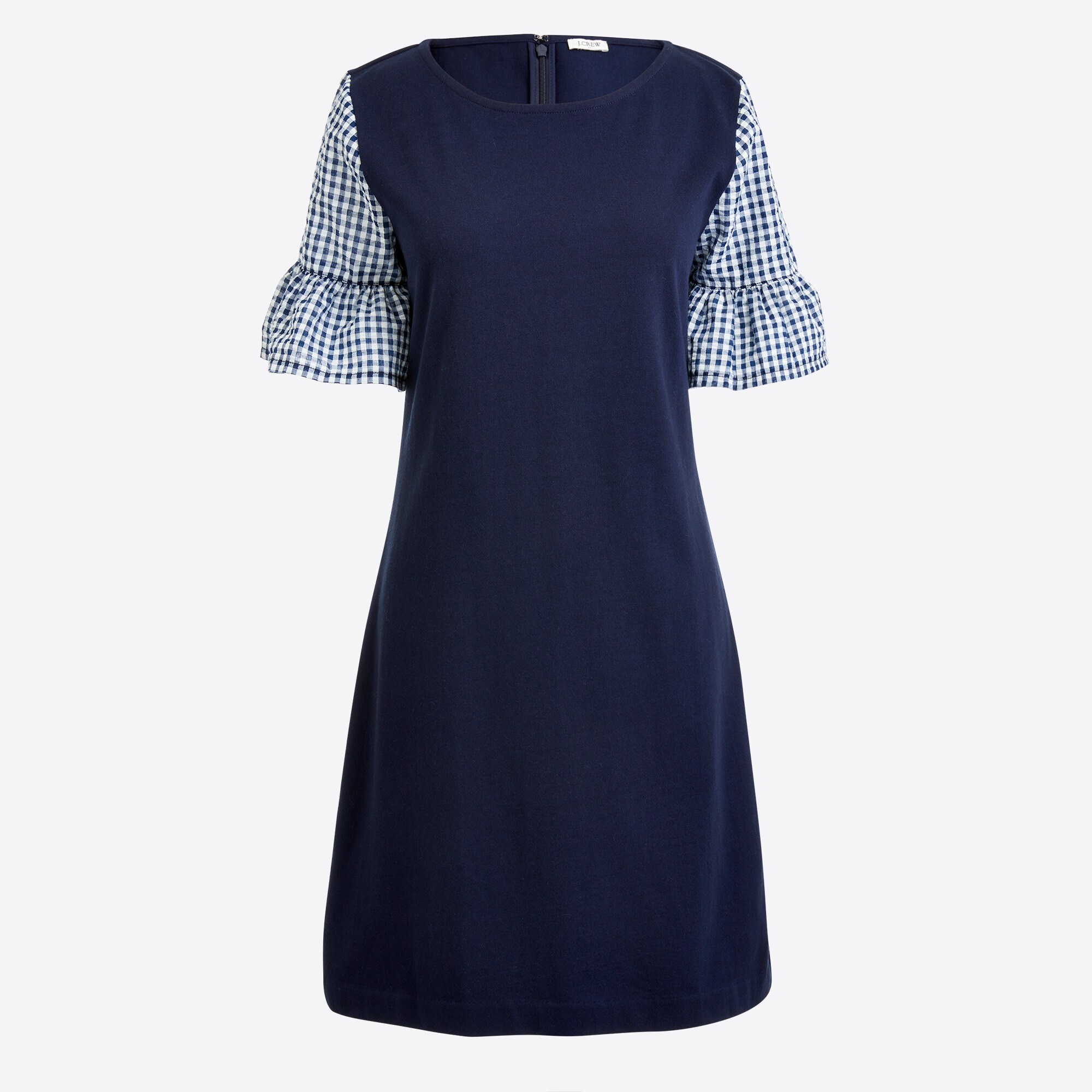 printed bell-sleeve dress for women
