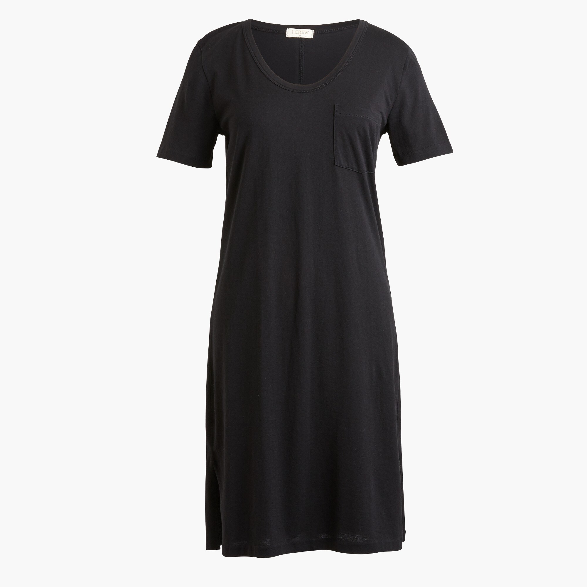 Short-sleeve pocket T-shirt dress