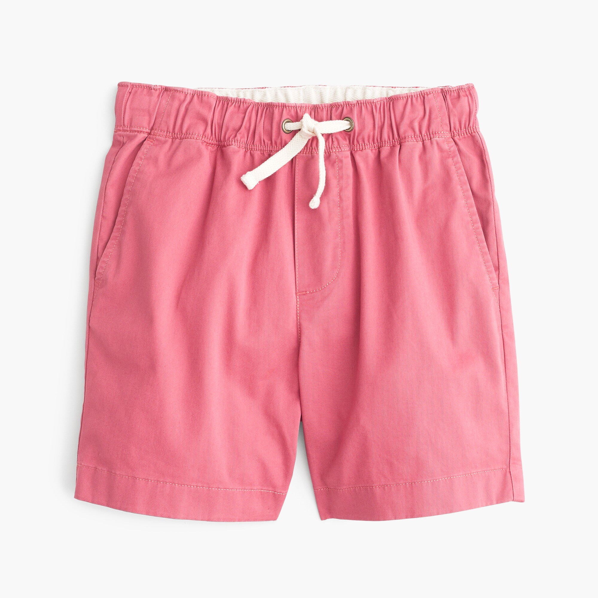 Boys' stretch dock short in lightweight chino