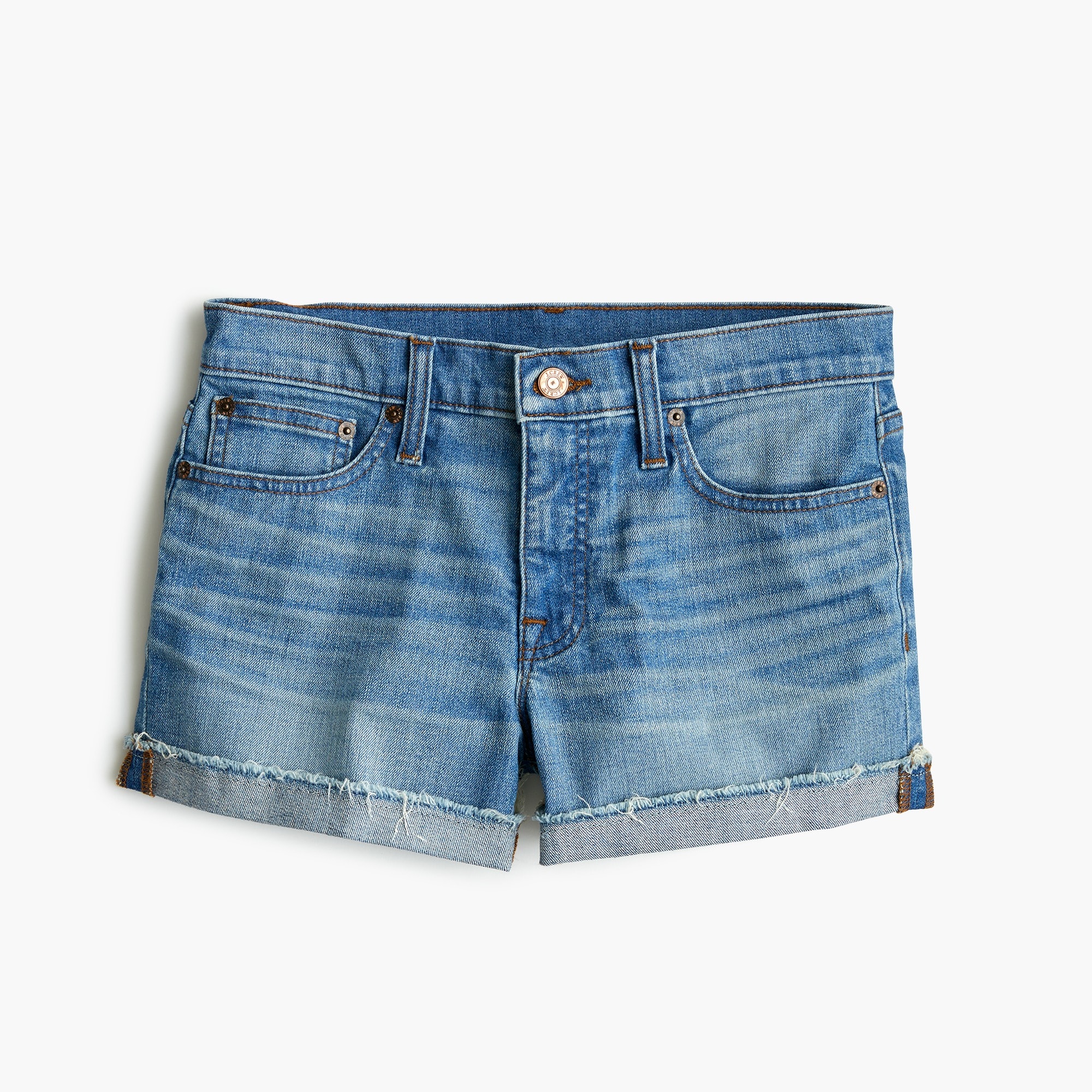 Women's Midrise Denim Short In Light Wash Women's Shorts J.Crew