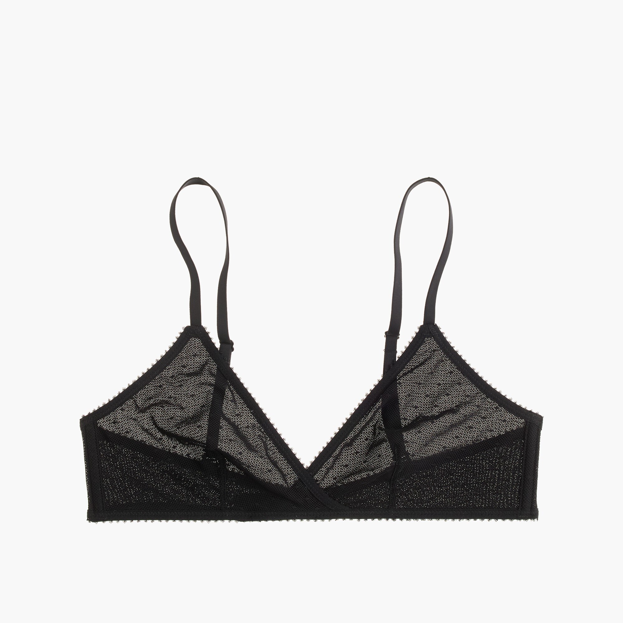 French bralette in point d'esprit