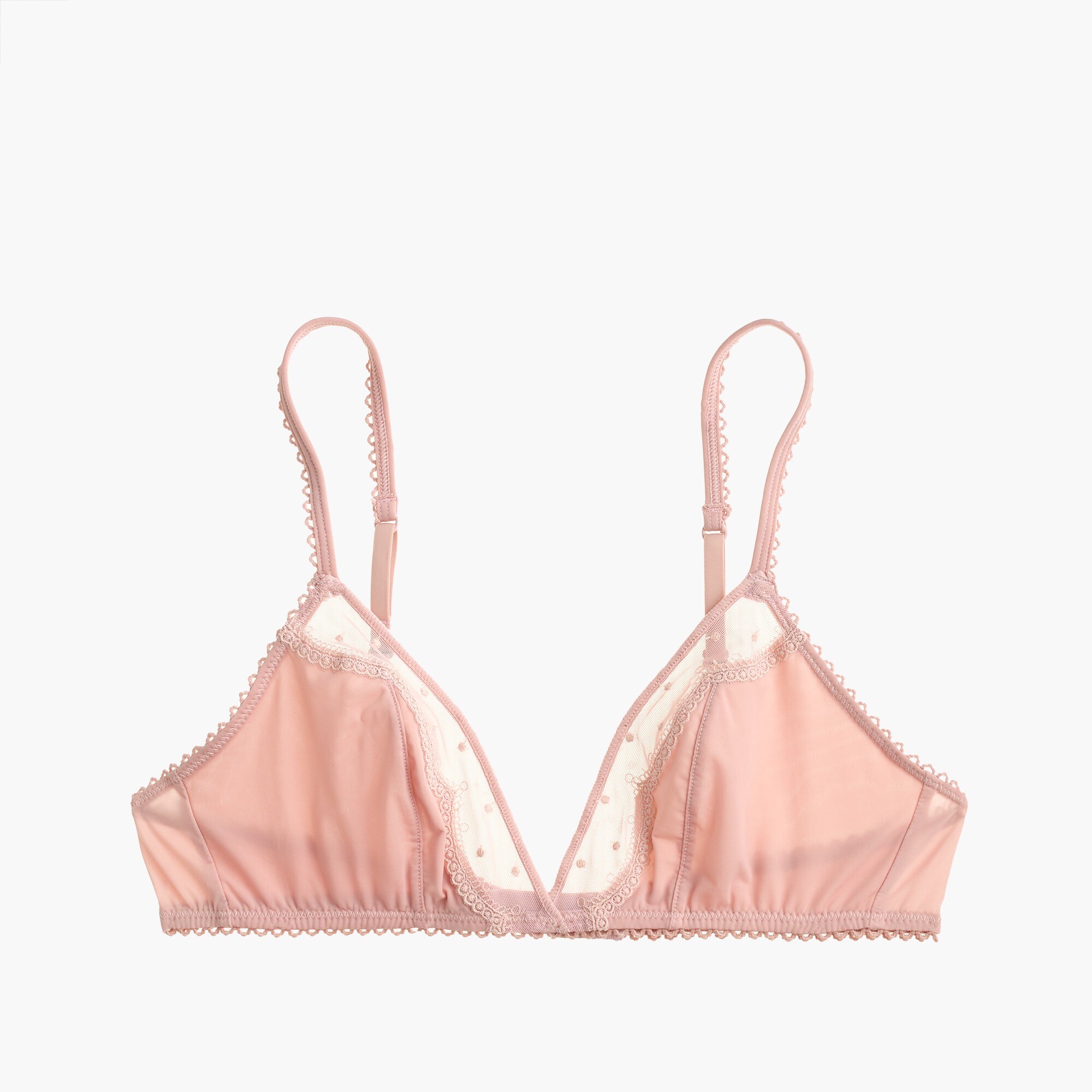 French bralette in dot lace
