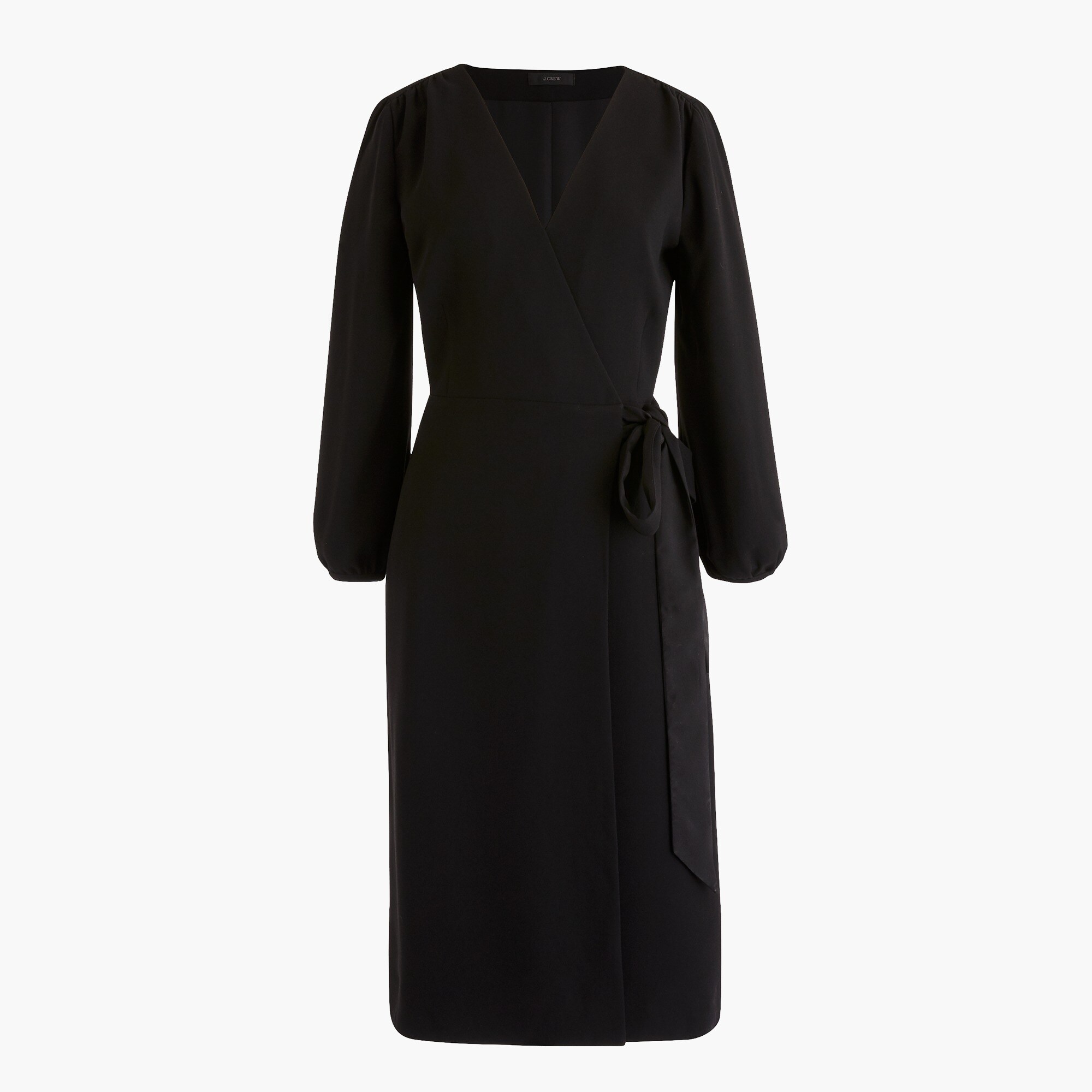 j crew wrap dress in 365 crepe