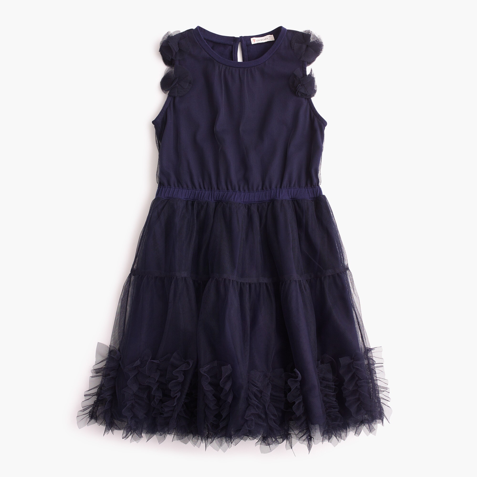 Girls' embellished tulle dress