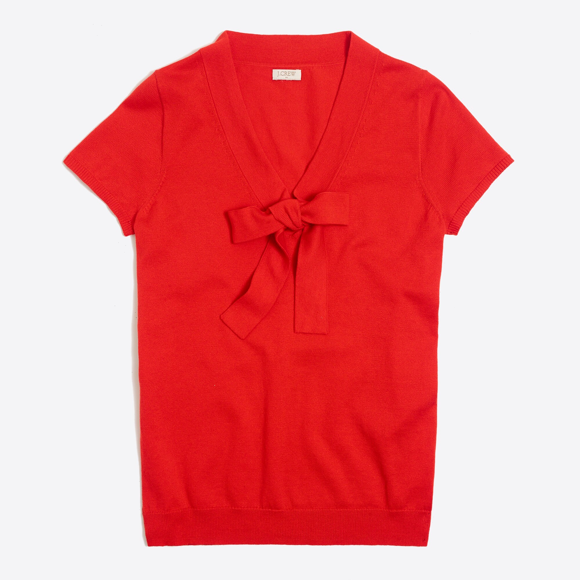 bow-front sweater for women
