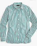 Classic-fit boy shirt in trifecta stripe
