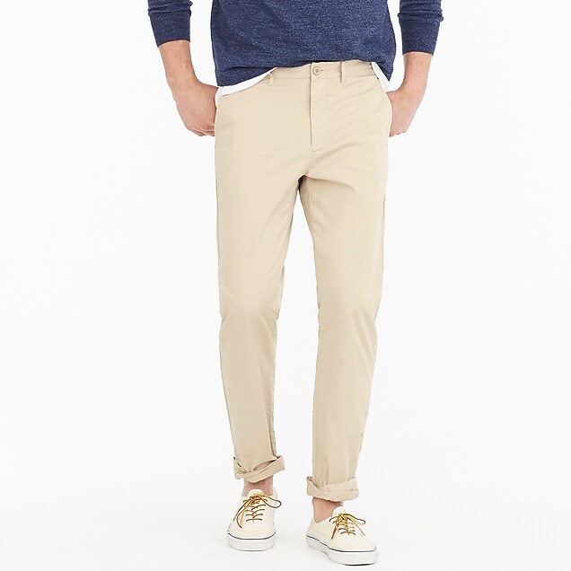 men's 1040 athletic-fit lightweight garment-dyed stretch chino - men's chinos