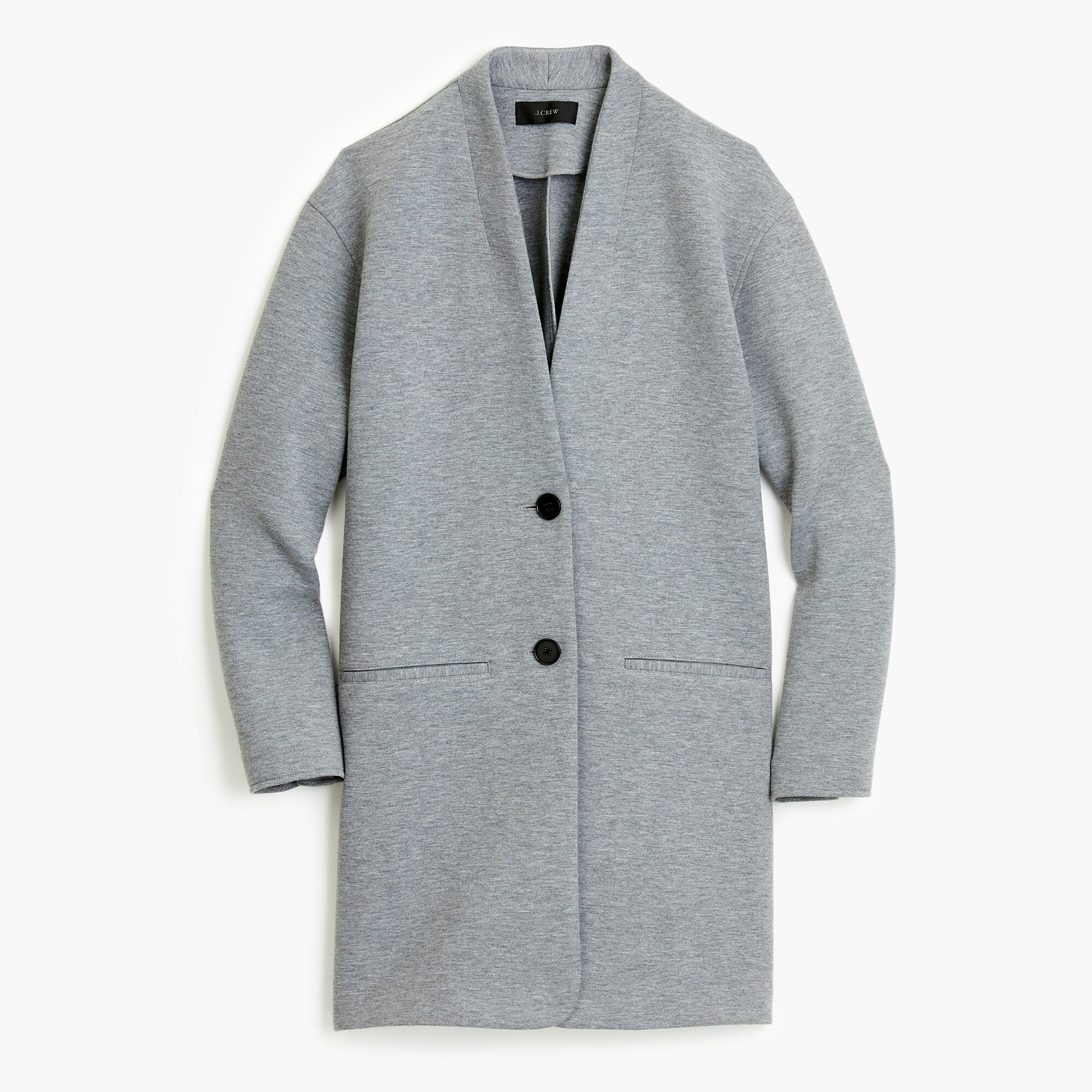 J.Crew Drapey Heather Grey Jacket For Women
