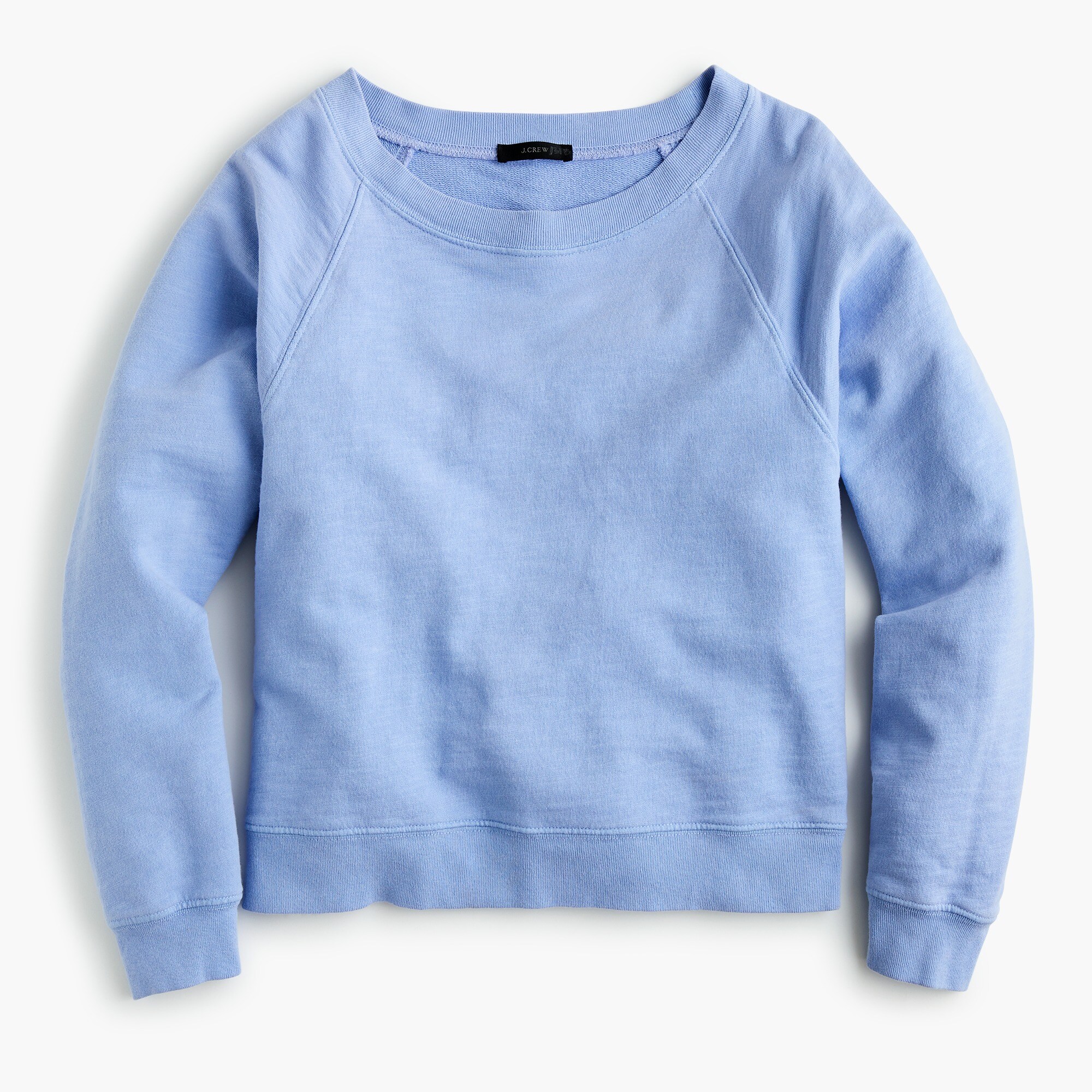 Garment-dyed crewneck sweatshirt