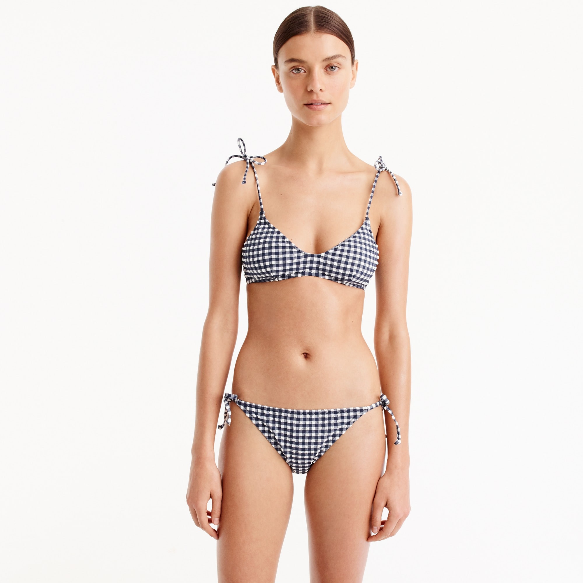 j crew gingham swim