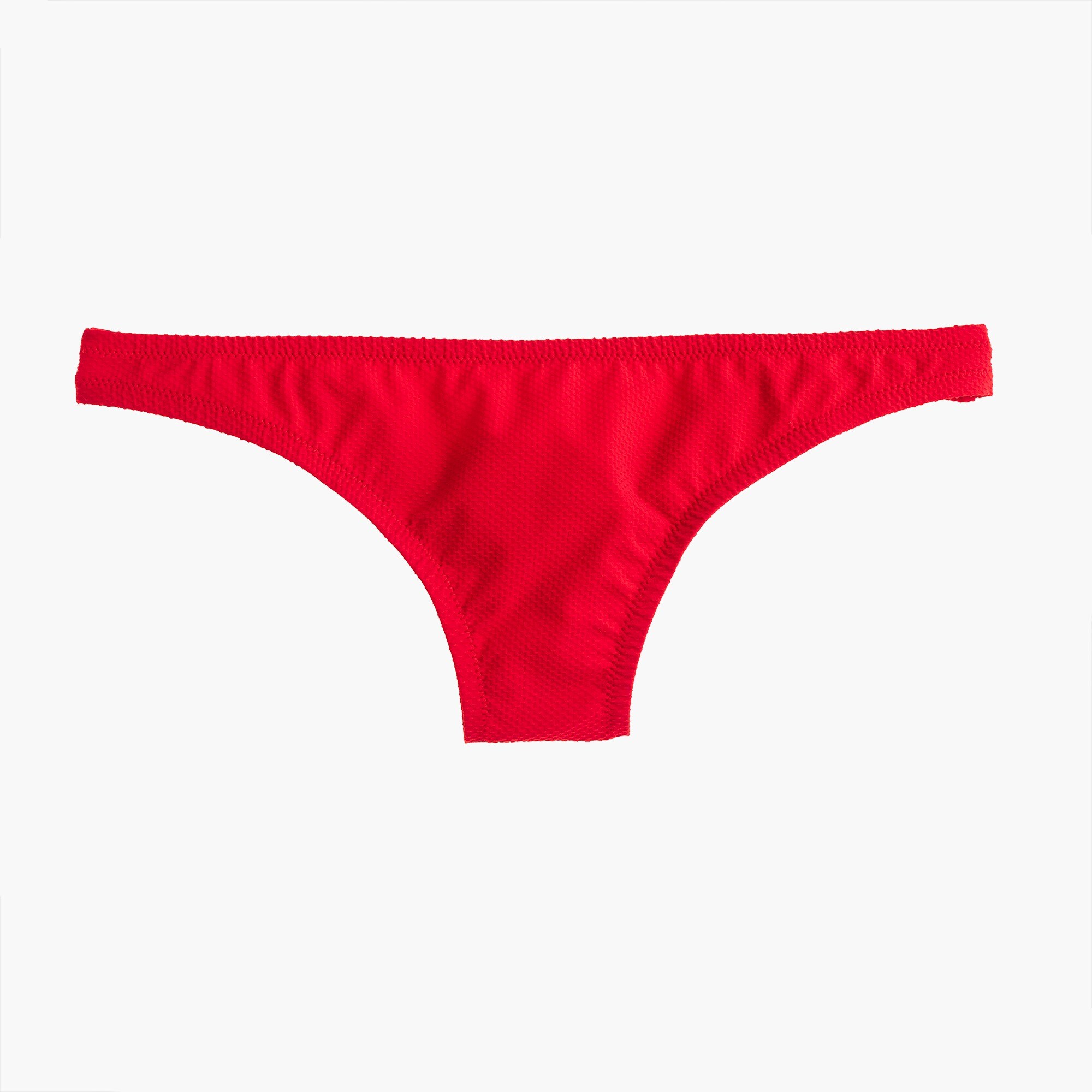 Lowrider bikini bottom in piqué nylon