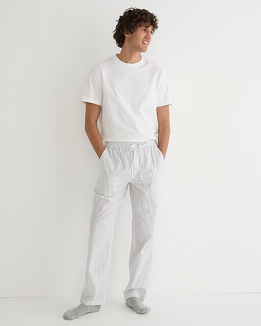 mens Pajama pant in cotton poplin