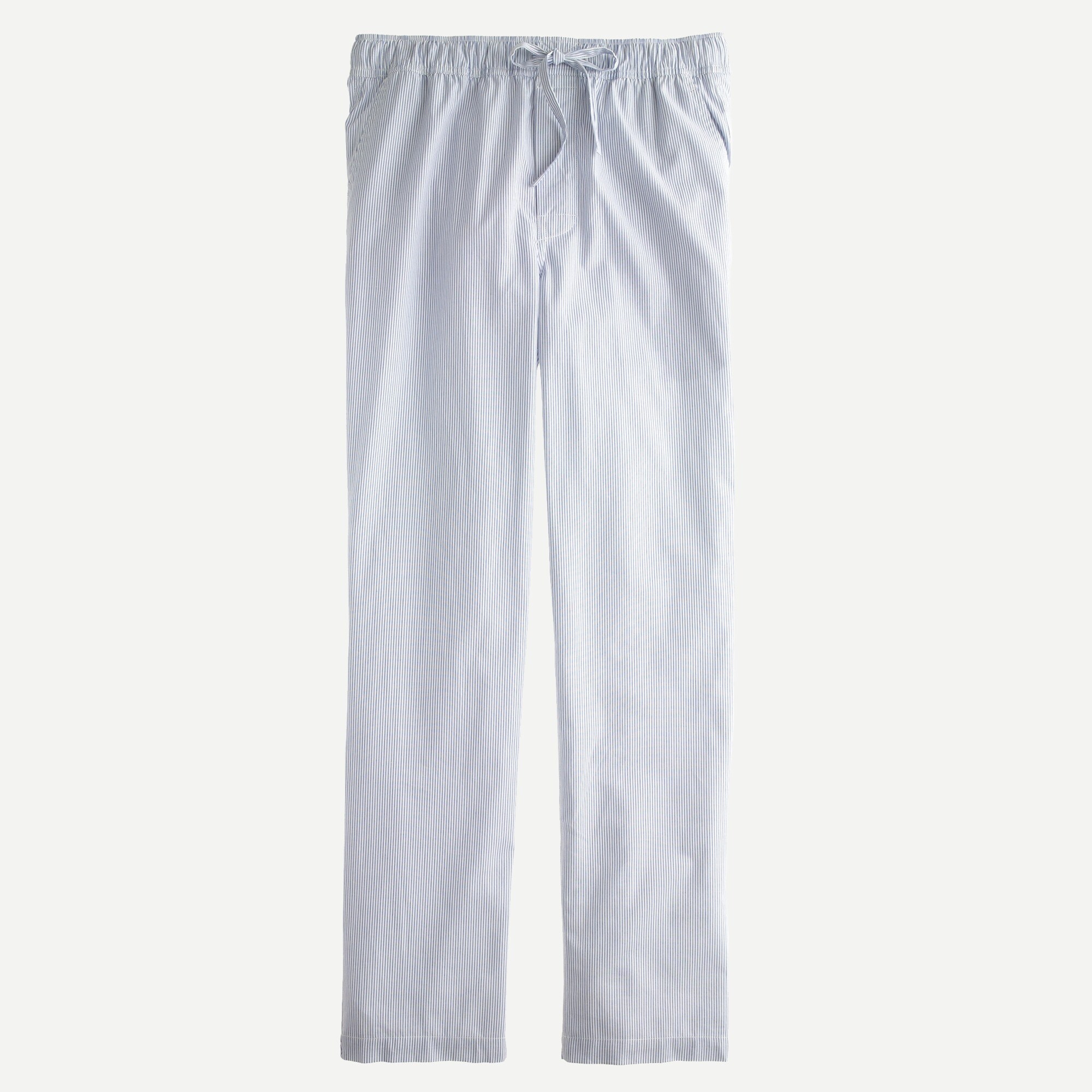 パンツ Poplin pajama pants POPLIN PAJAMA PANTS - Oyster-white | ZARA United States