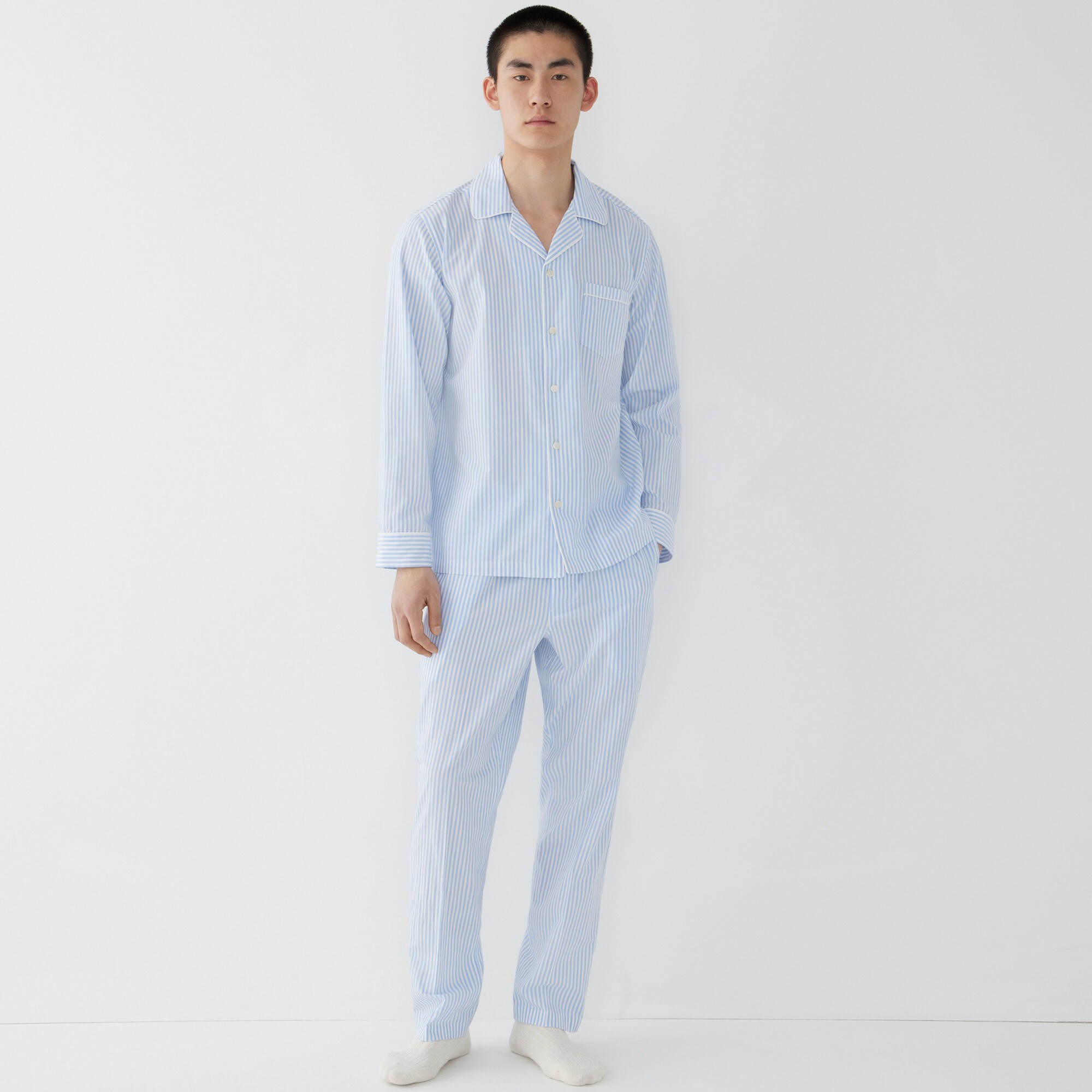  Pajama set in cotton poplin