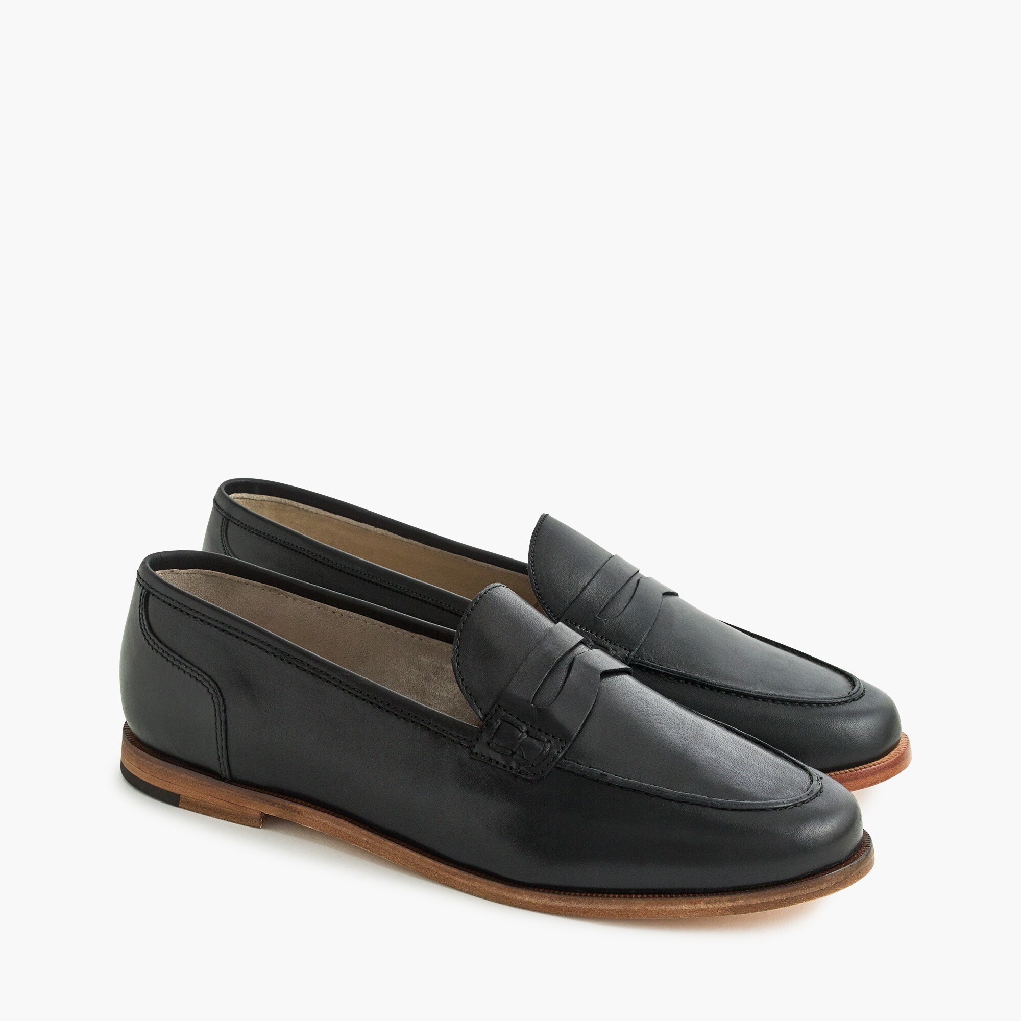 womens Ryan penny loafers in leather