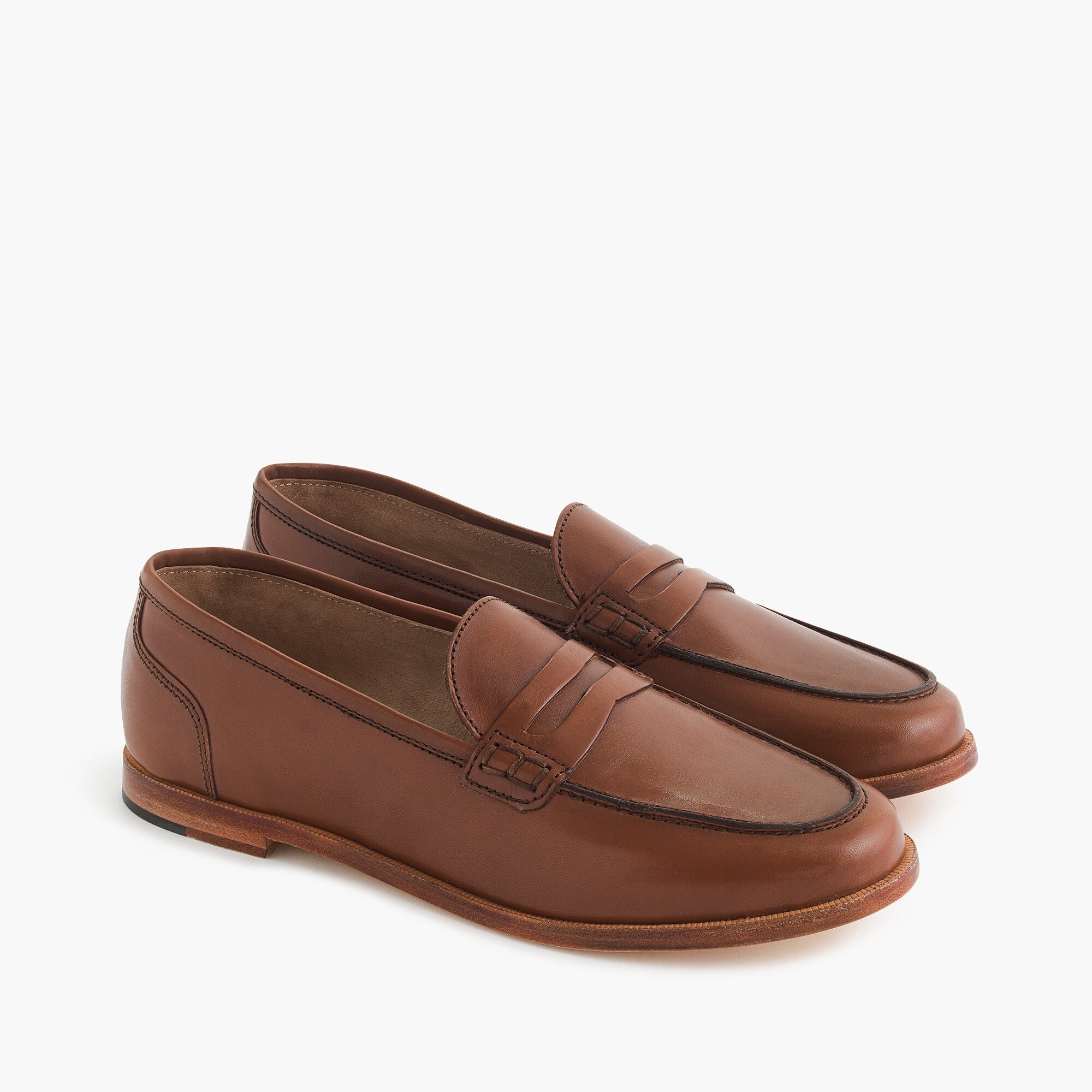 womens Ryan penny loafers in leather