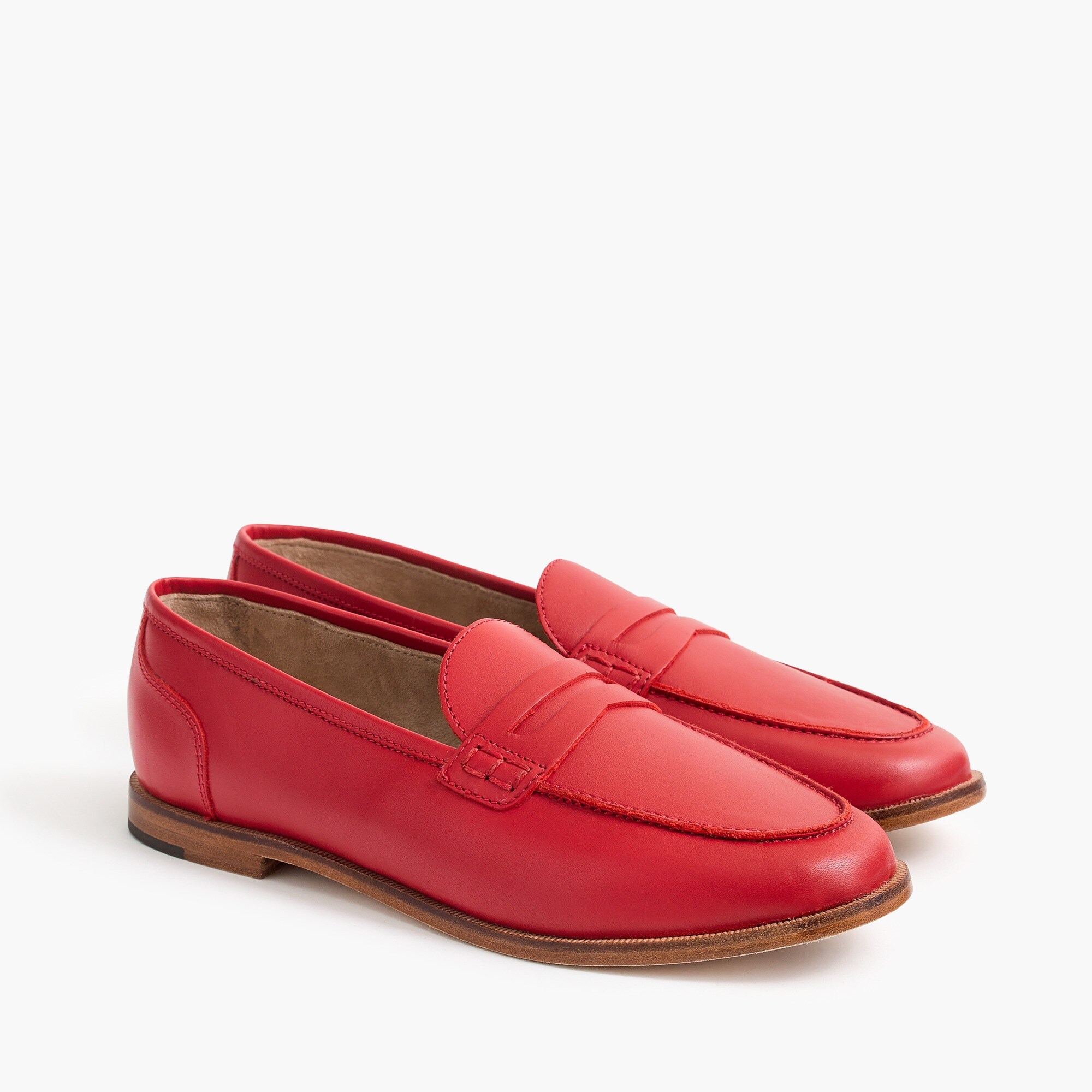womens Ryan penny loafers in leather
