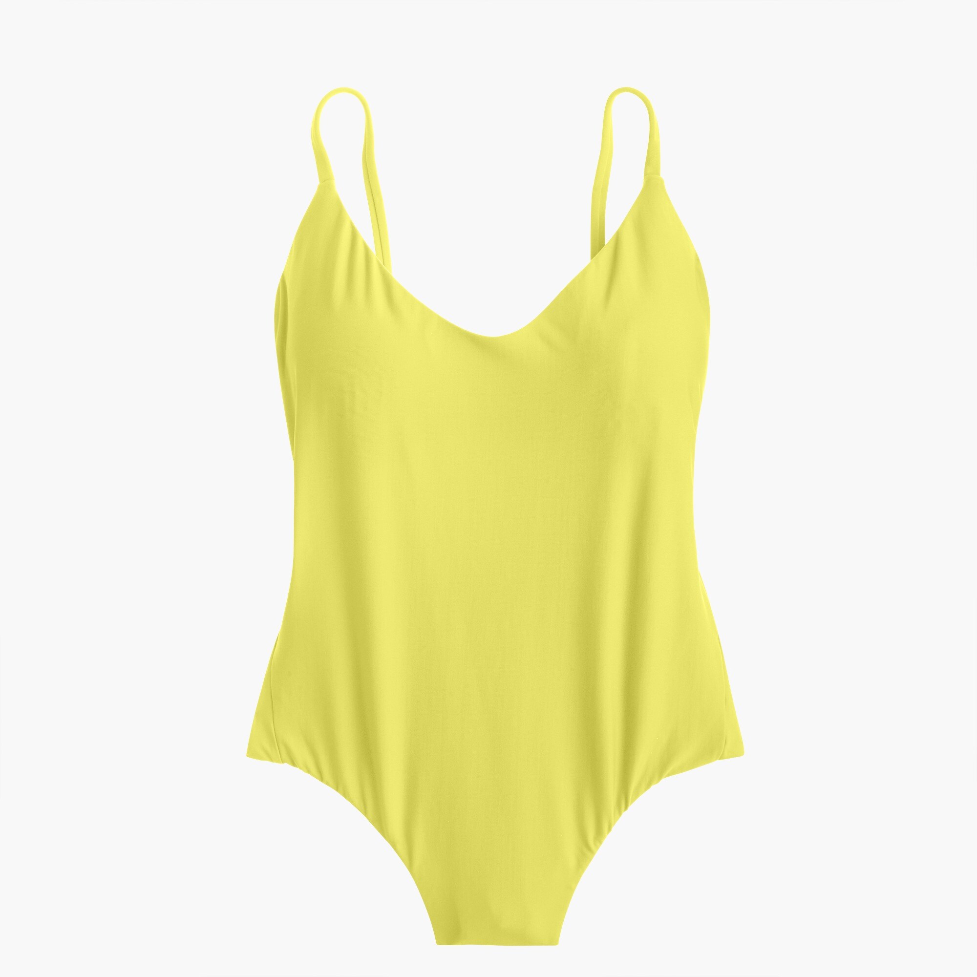 Ruched back one-piece swimsuit