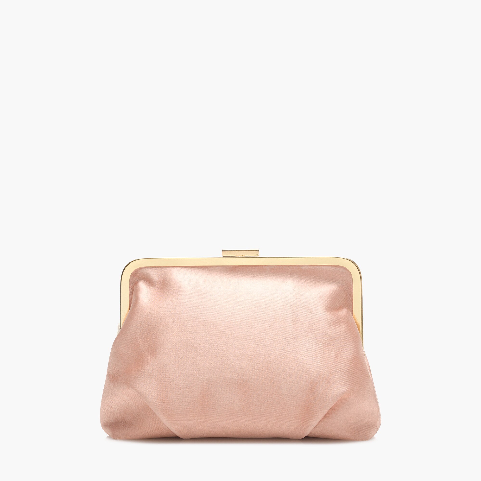 Frame clutch in satin