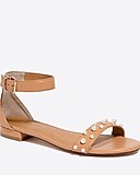 Hadley pearl ankle-strap sandals