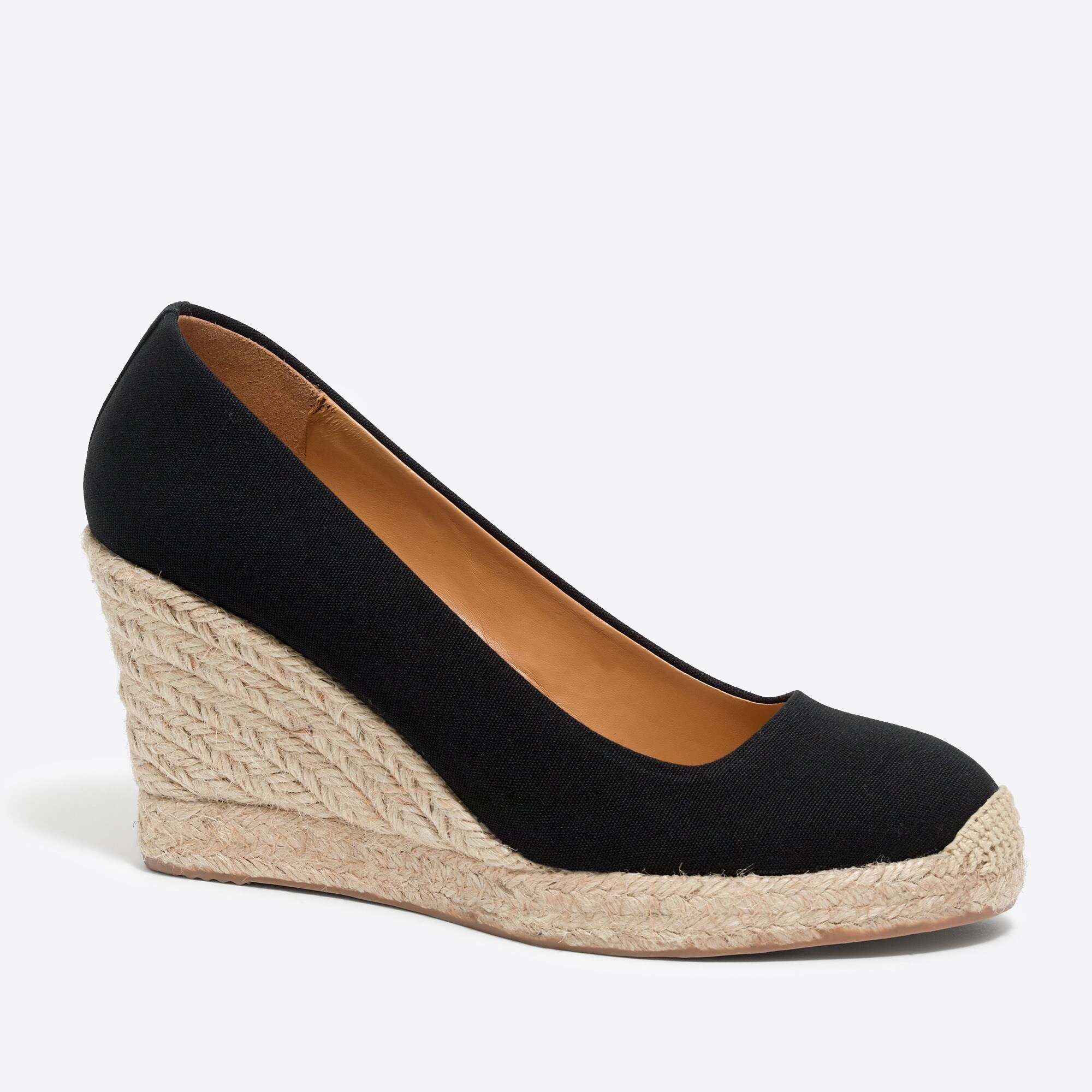 canvas espadrille wedges for women