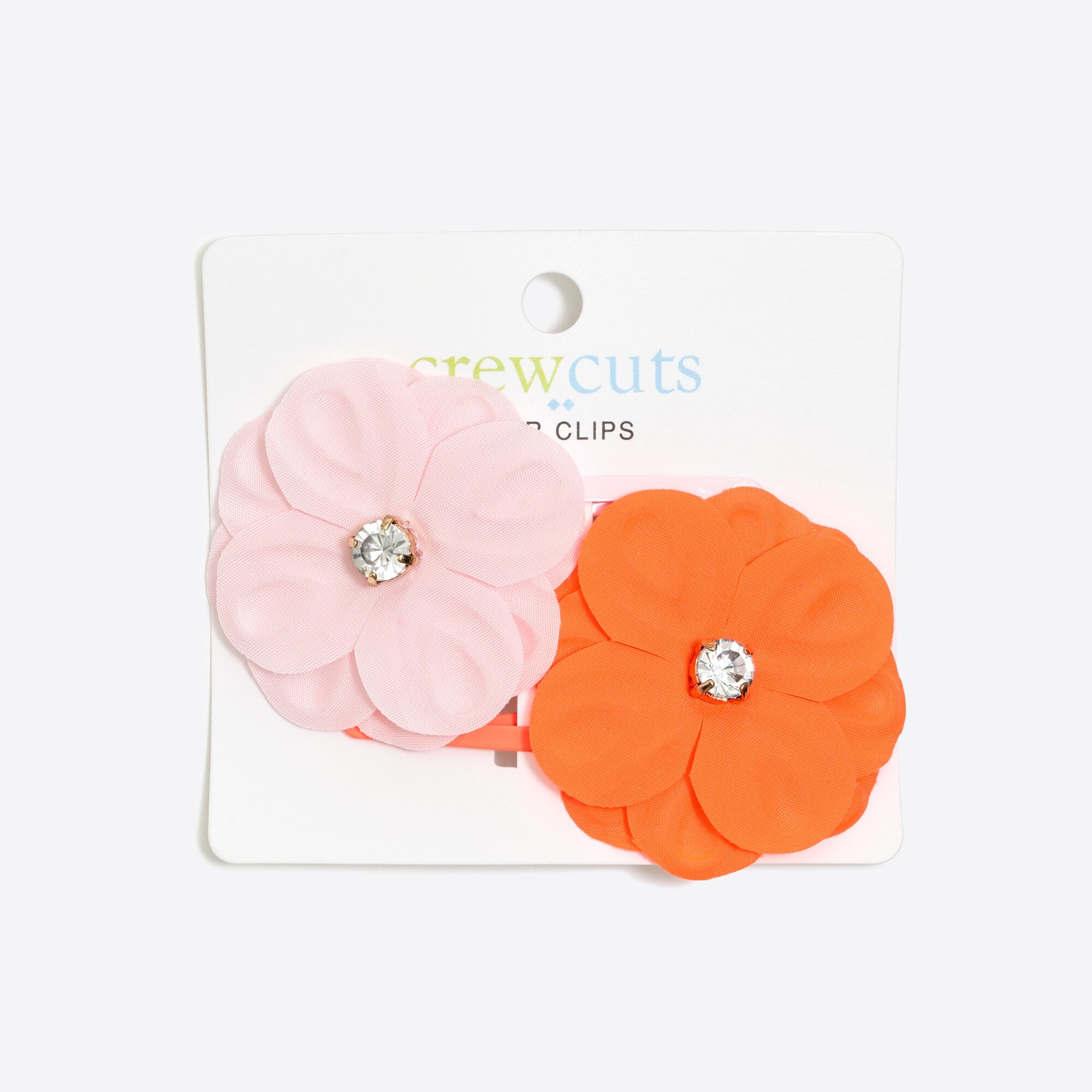 Girls' flower barrettes