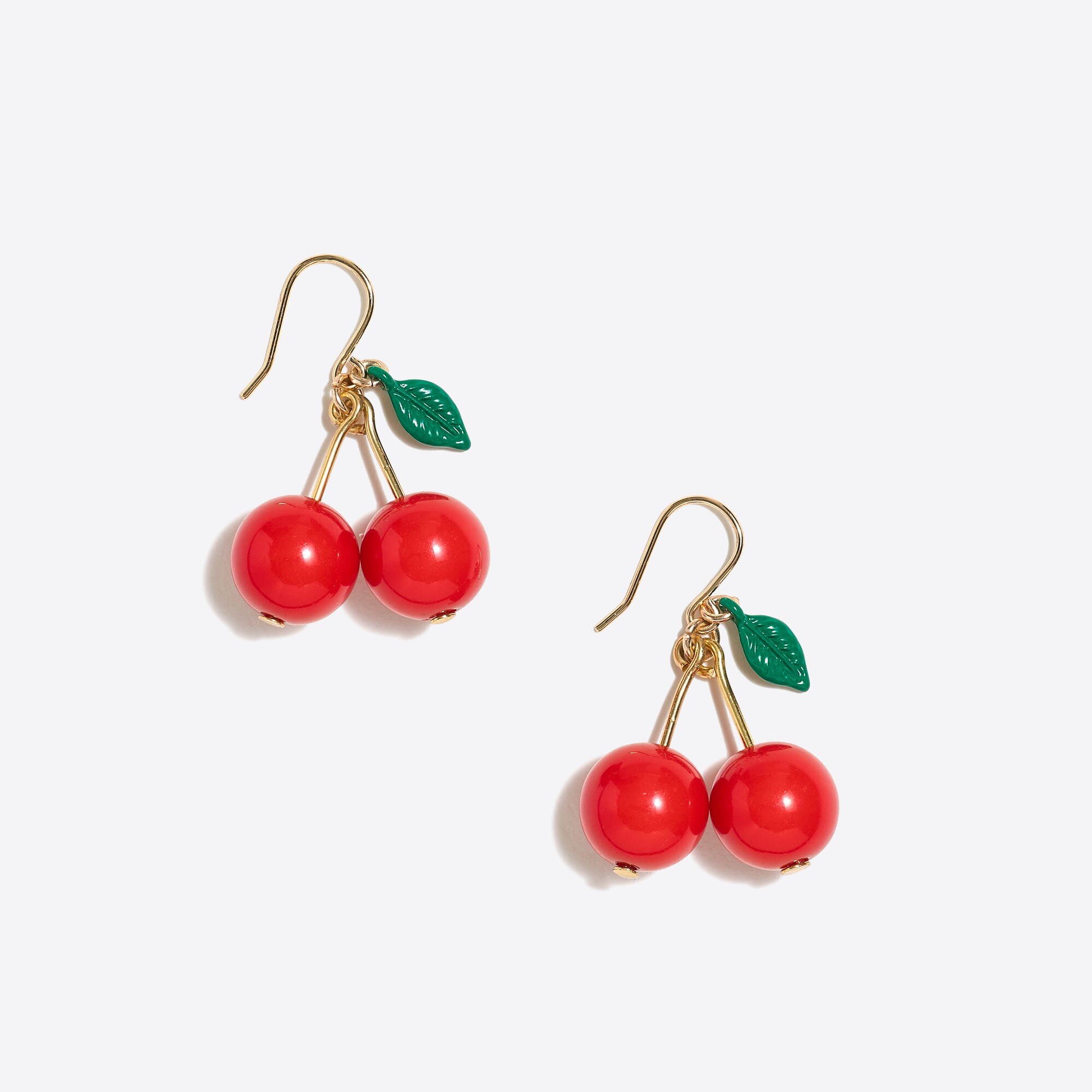 Cherry bunch statement dangle earrings