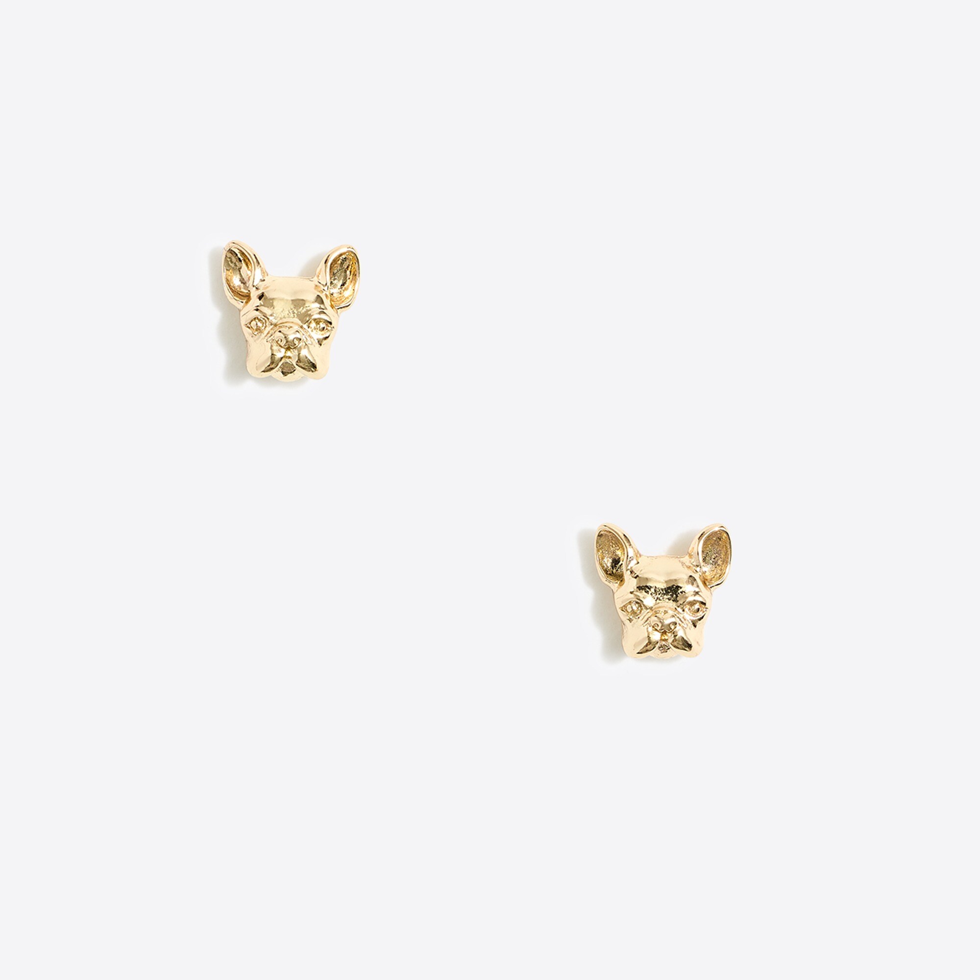 French bulldog stud earrings