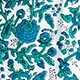 SZ Blockprints™ for J.Crew wide-leg pant in cobalt leaf null j.crew: sz blockprints™ for j.crew wide-leg pant in cobalt leaf for women