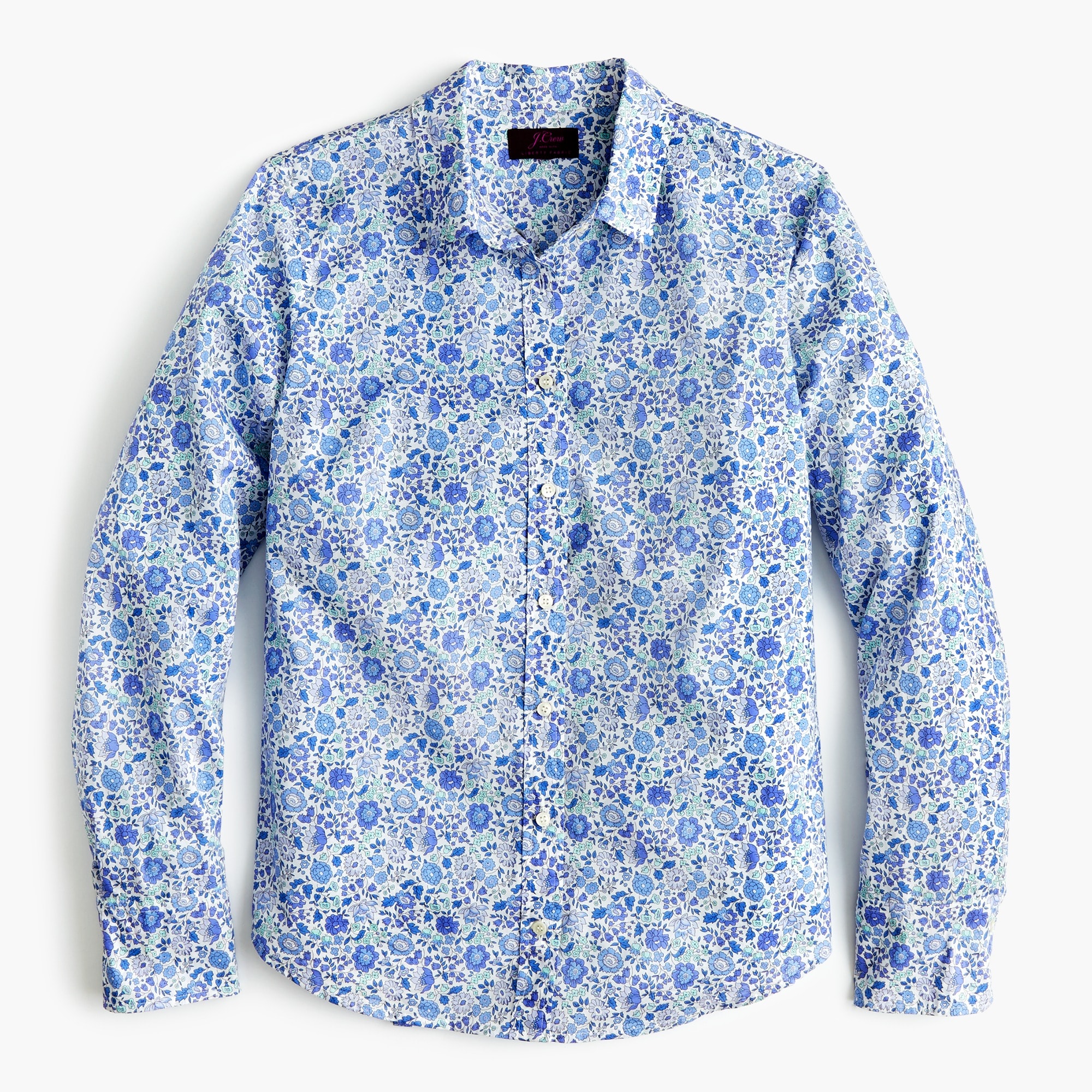 J.Crew: Slim Perfect Shirt In Liberty® D'Anjo Floral For Women