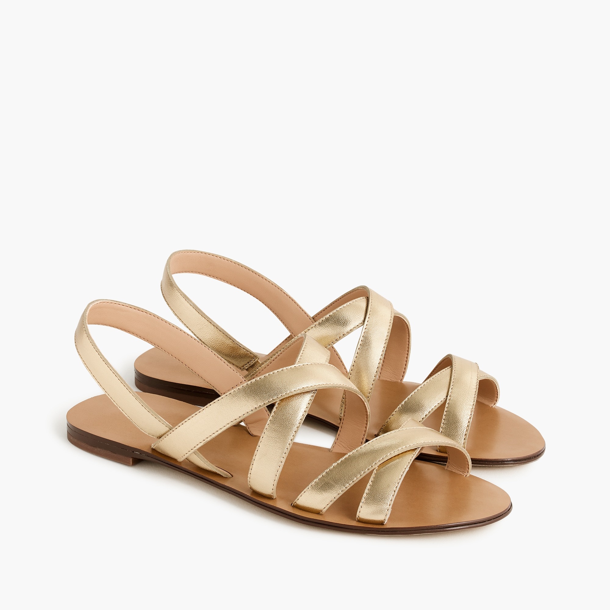 J crew gold shoes hot sale