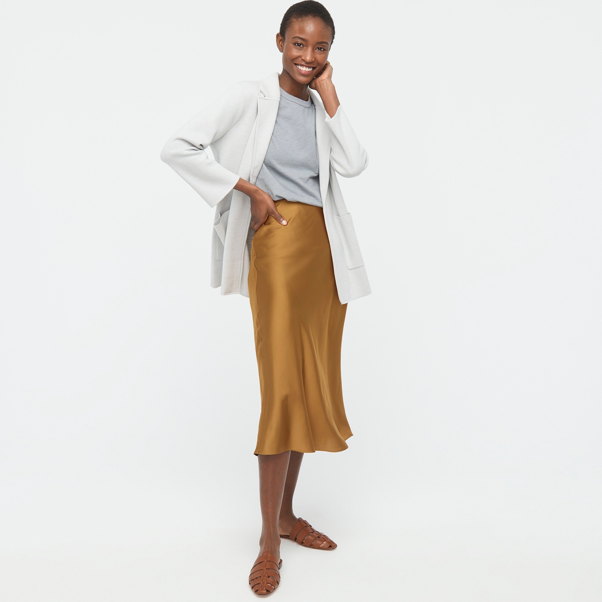j crew womens sweater blazer