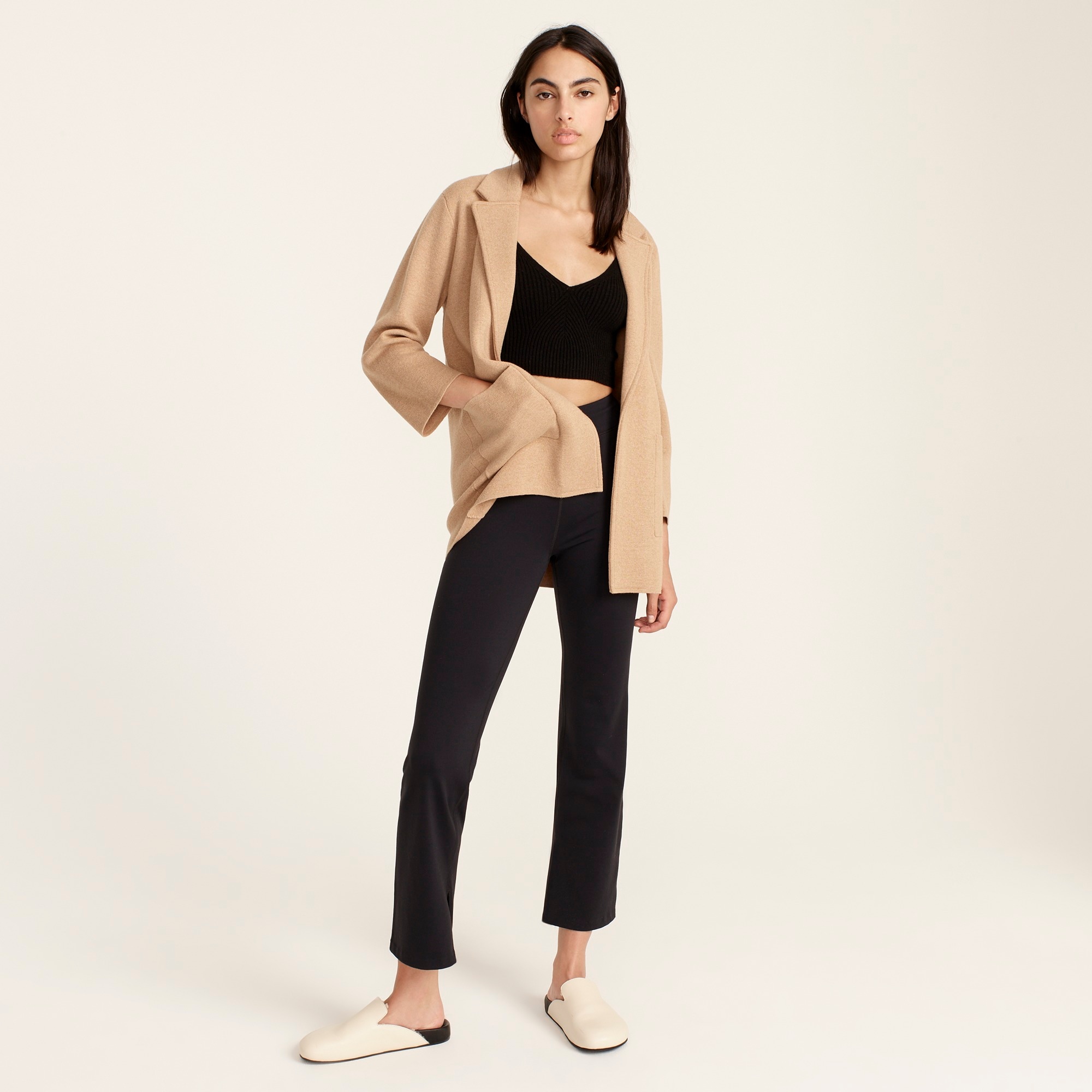j crew womens sweater blazer