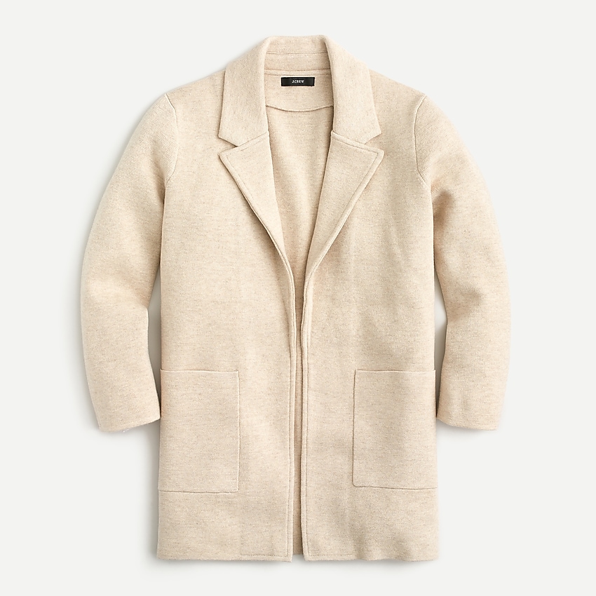 j.crew: sophie open-front sweater-blazer for women. #cardigans #fashionover50