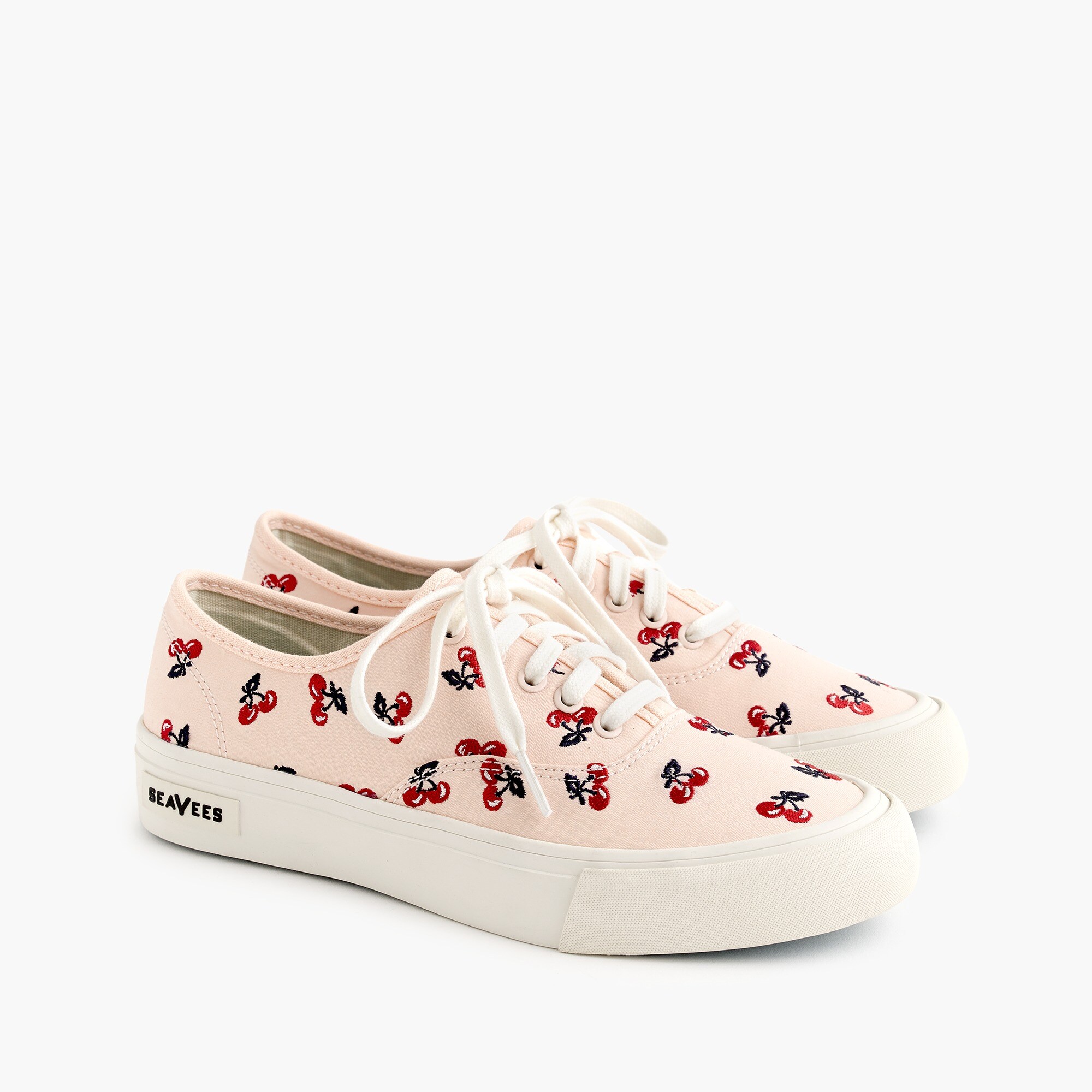 SeaVees® for J.Crew Legend sneakers with embroidered fruit