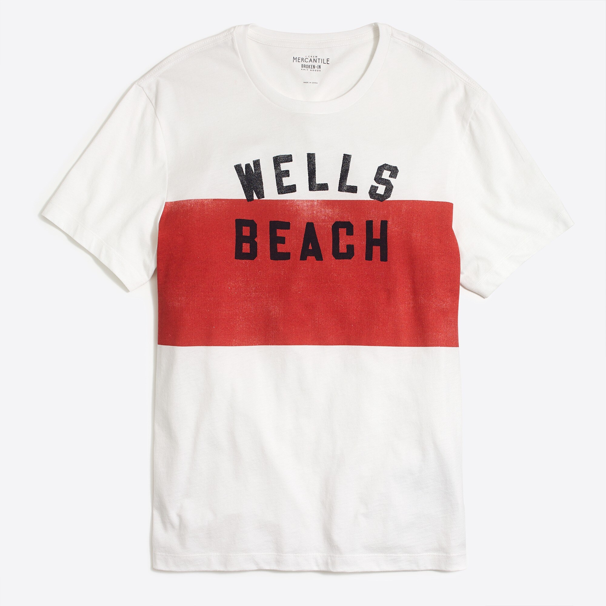 J.Crew Mercantile Broken-in Wells Beach tee