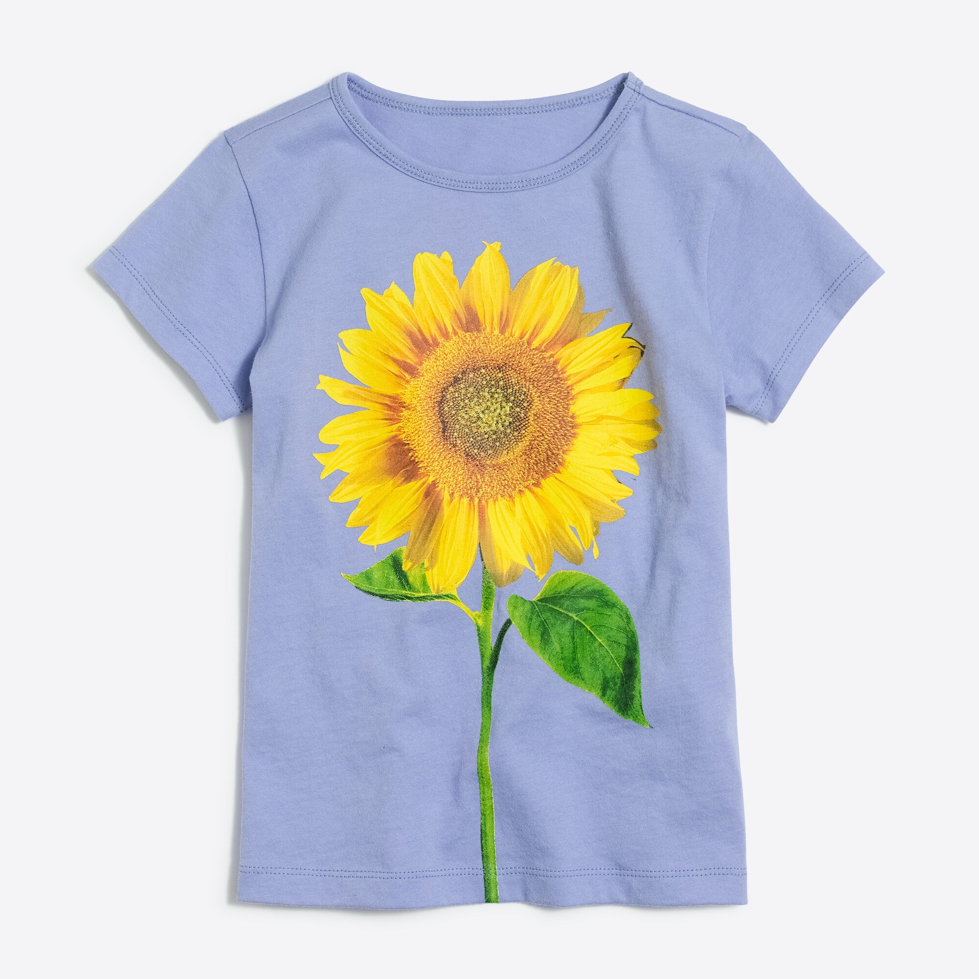 Girls' sunflower garphic tee