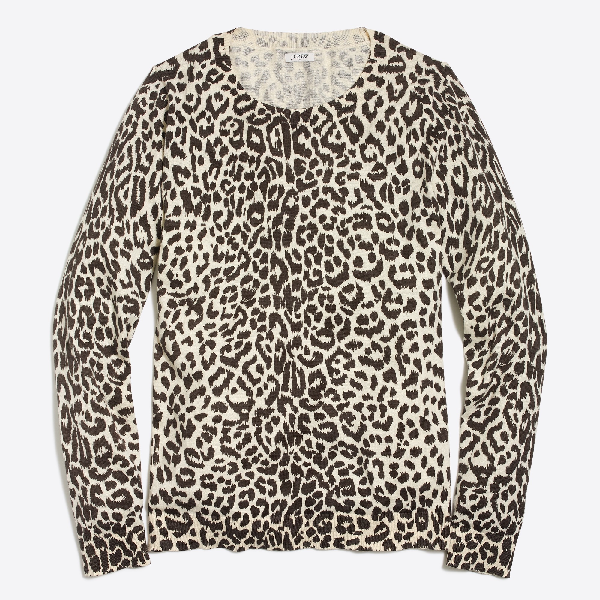 Factory Leopard Teddie Sweater For Women