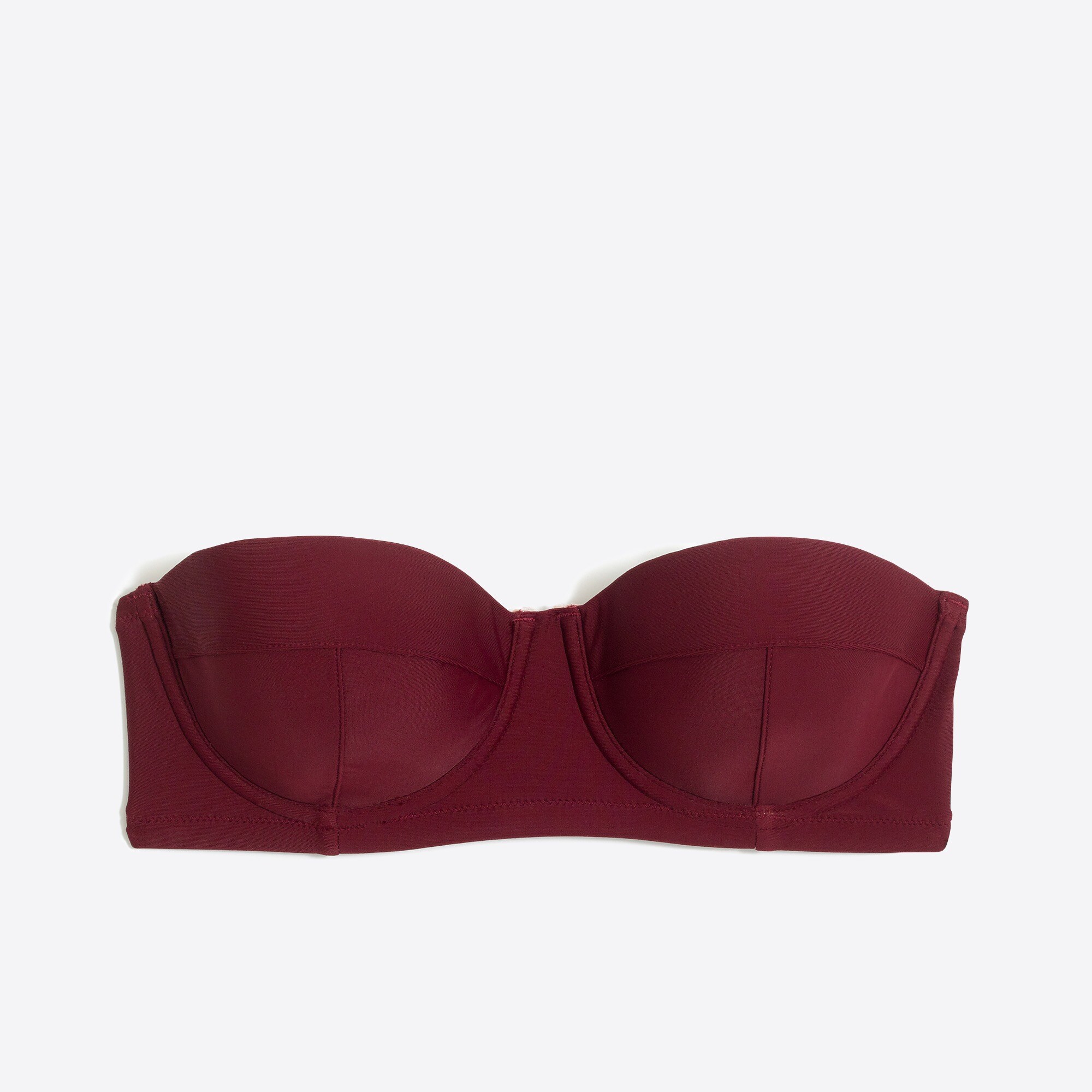 Bustier bandeau bikini top