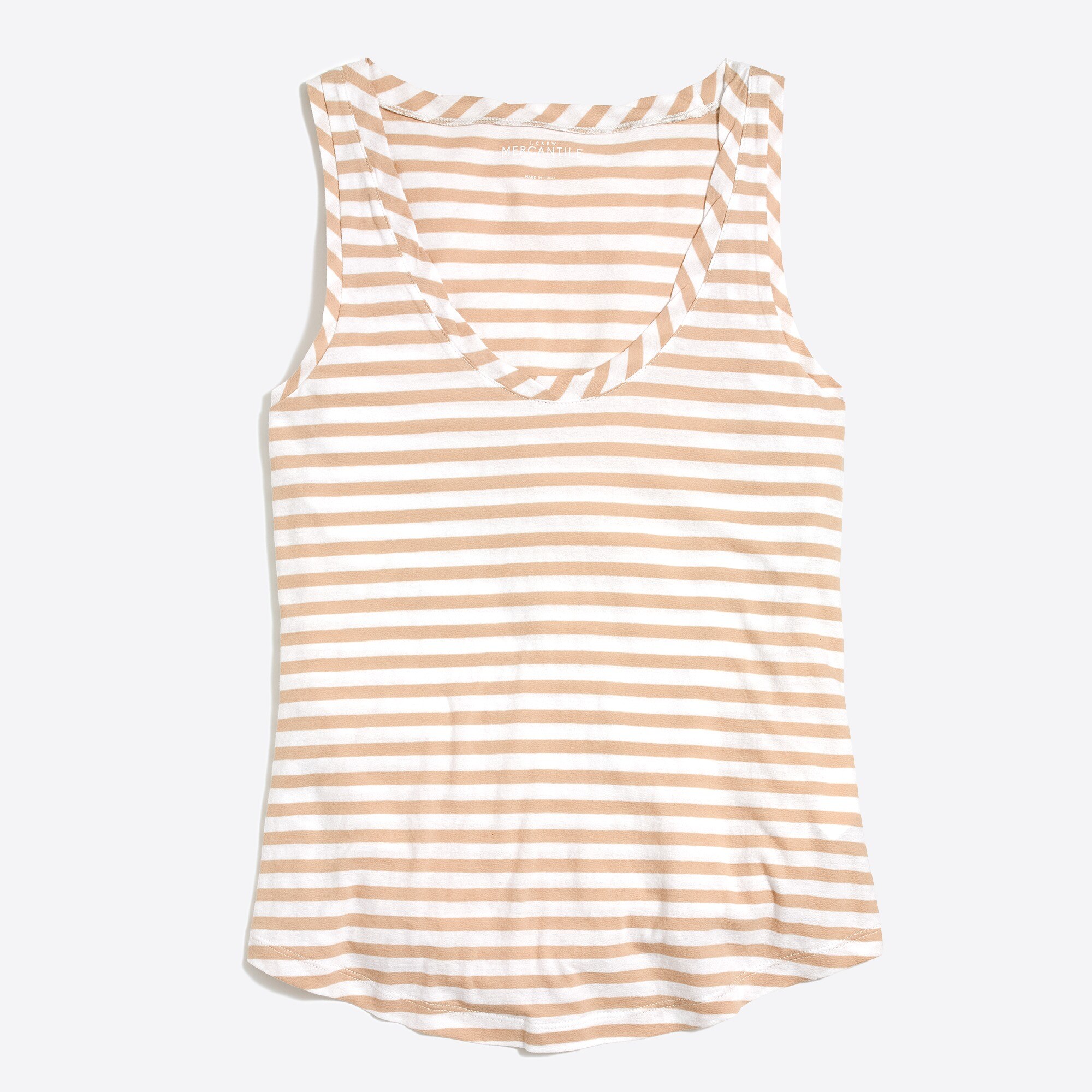 Striped tissue tank top