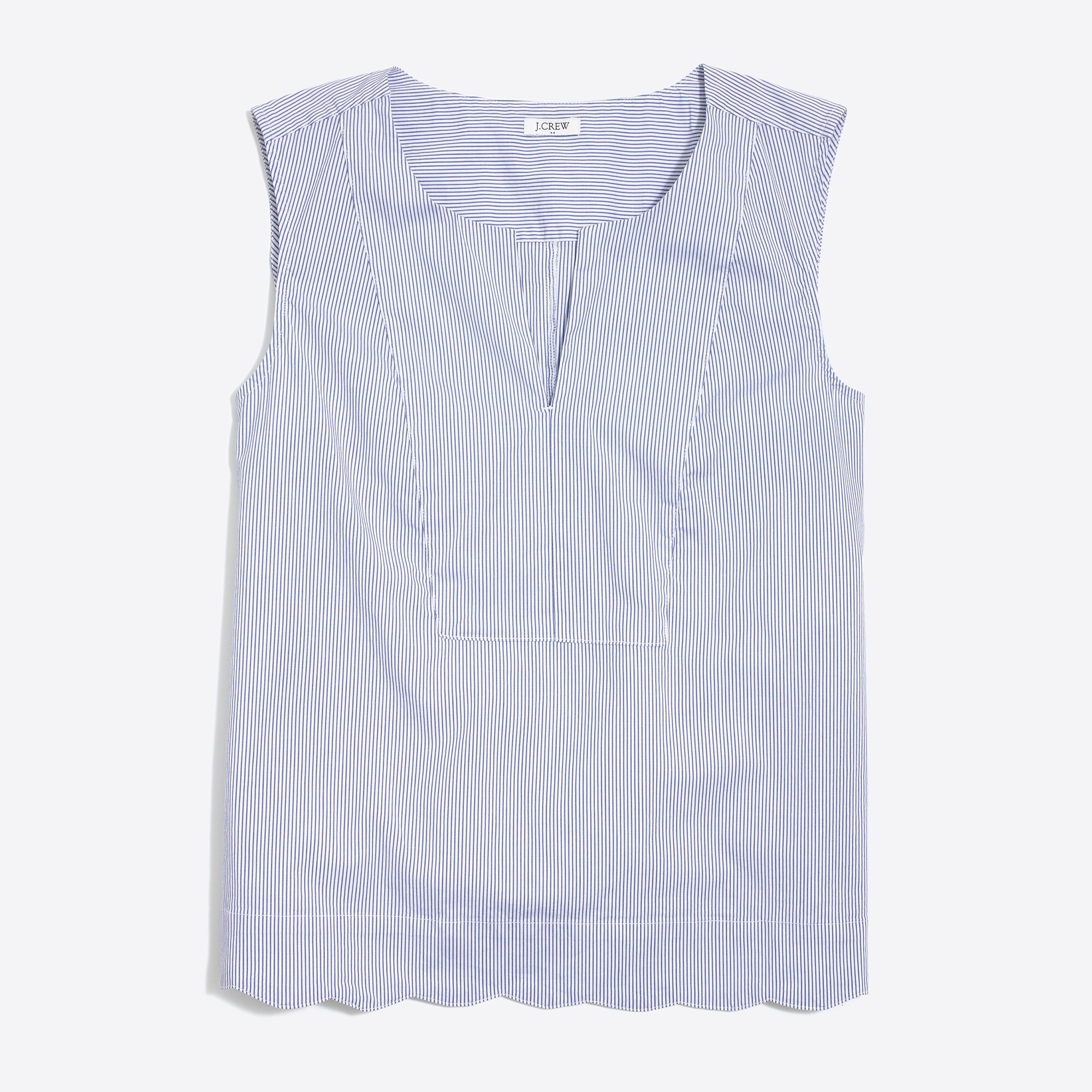 printed scalloped shell for women