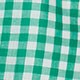 Girls' smocked dress in green gingham CLOVER WHITE factory: girls' smocked dress in green gingham for girls