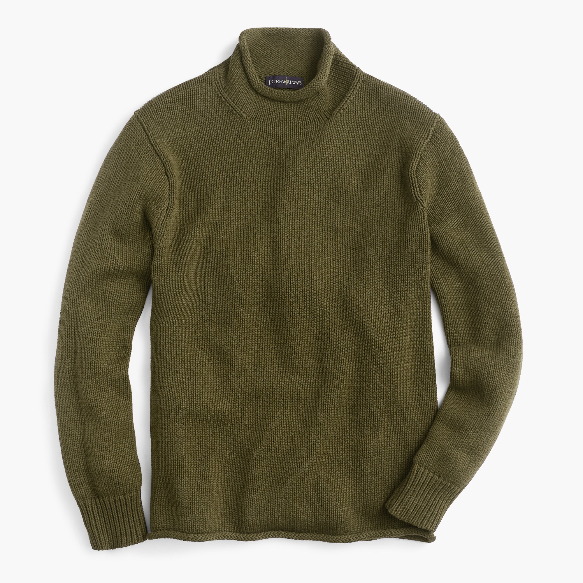 j crew cotton roll neck sweater
