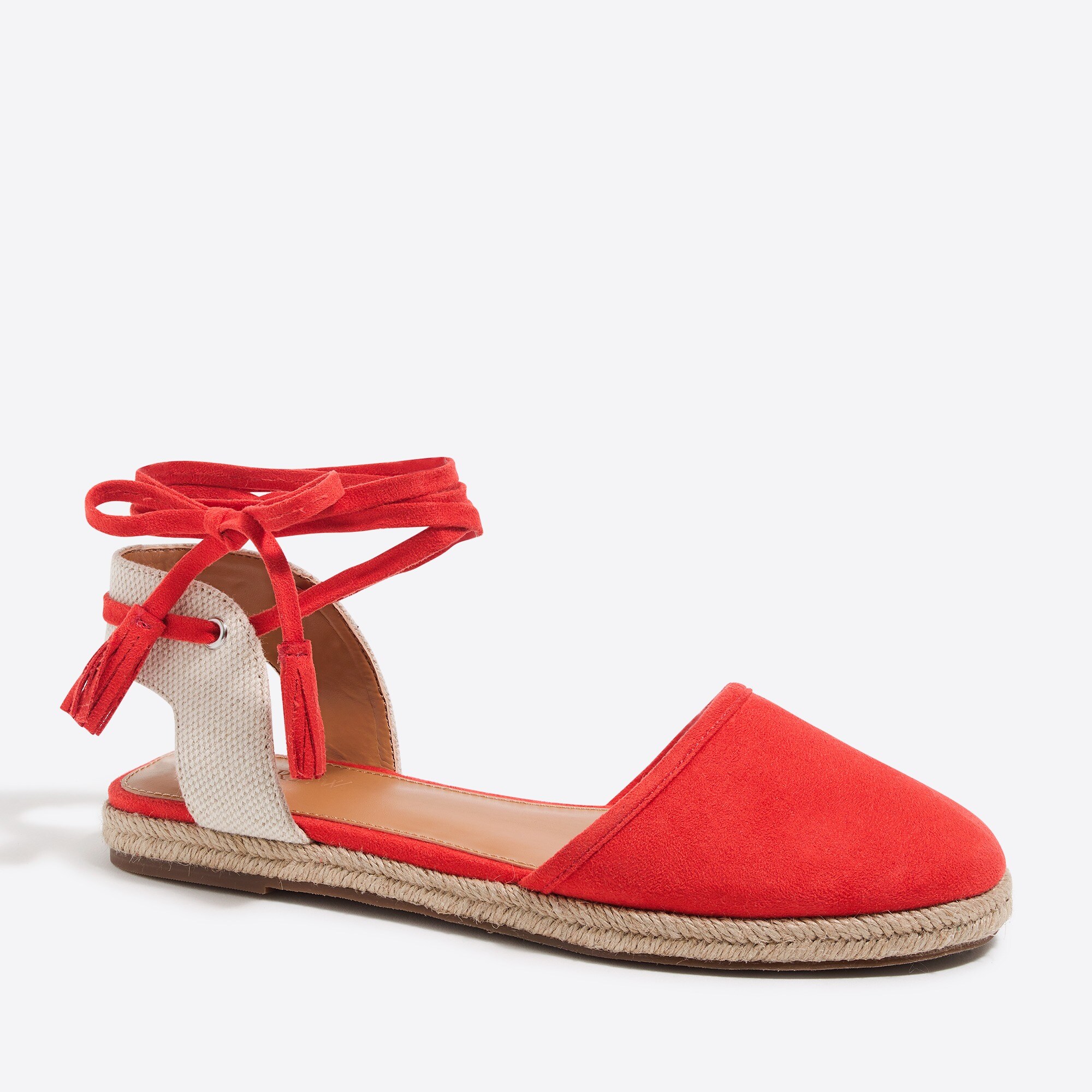 slingback lace-up espadrilles for women