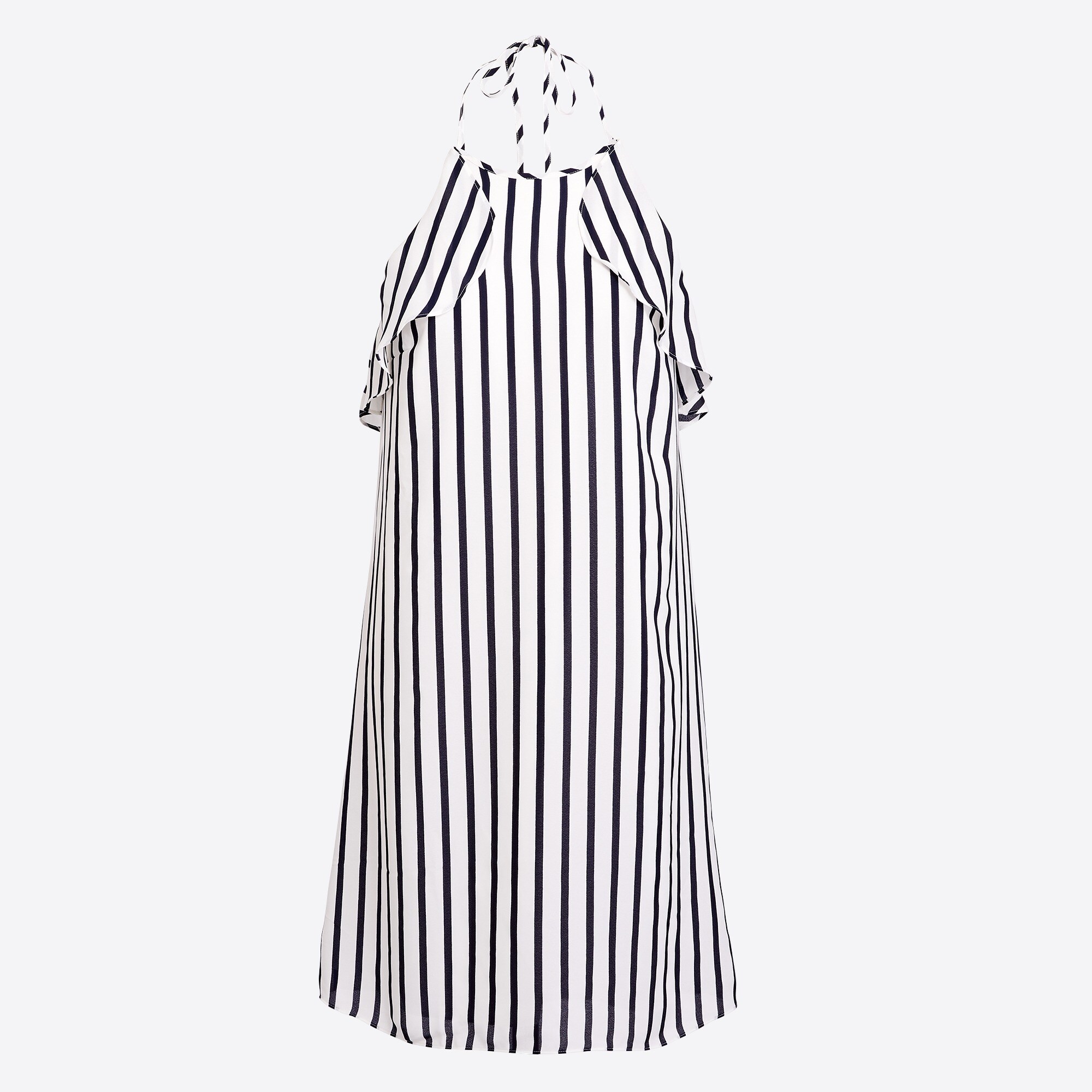 Striped halter dress