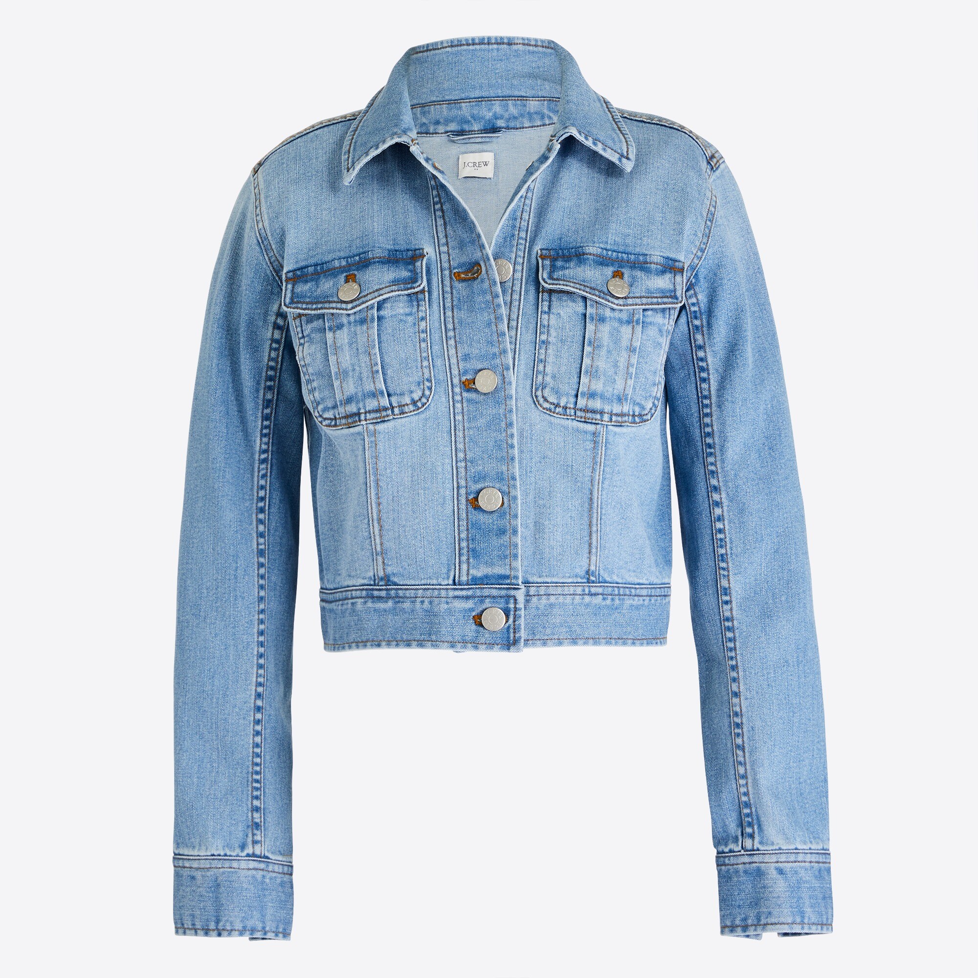 cropped denim jacket for women